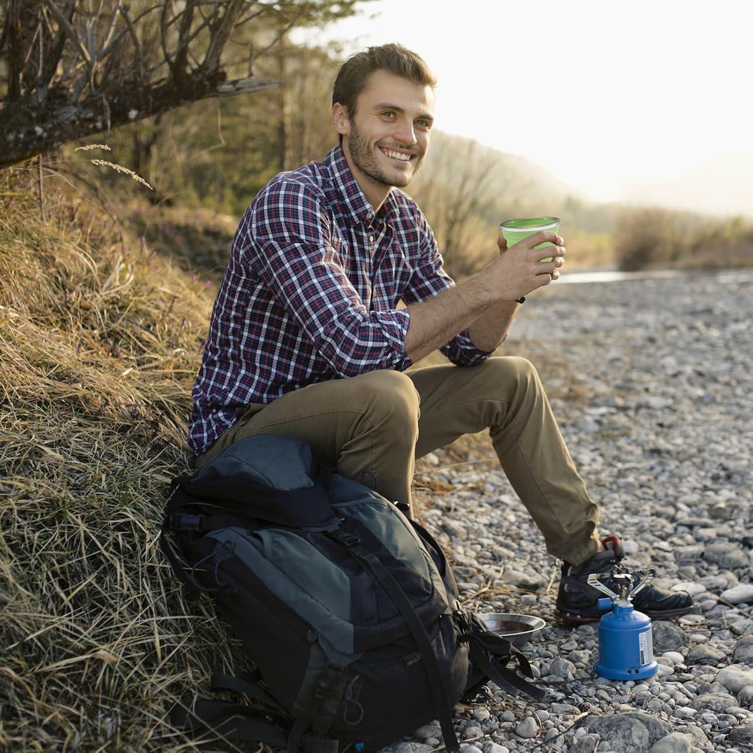 Tazas Plegables de Silicona Nintora-C 180ml - 2 Pcs Gris y Verde