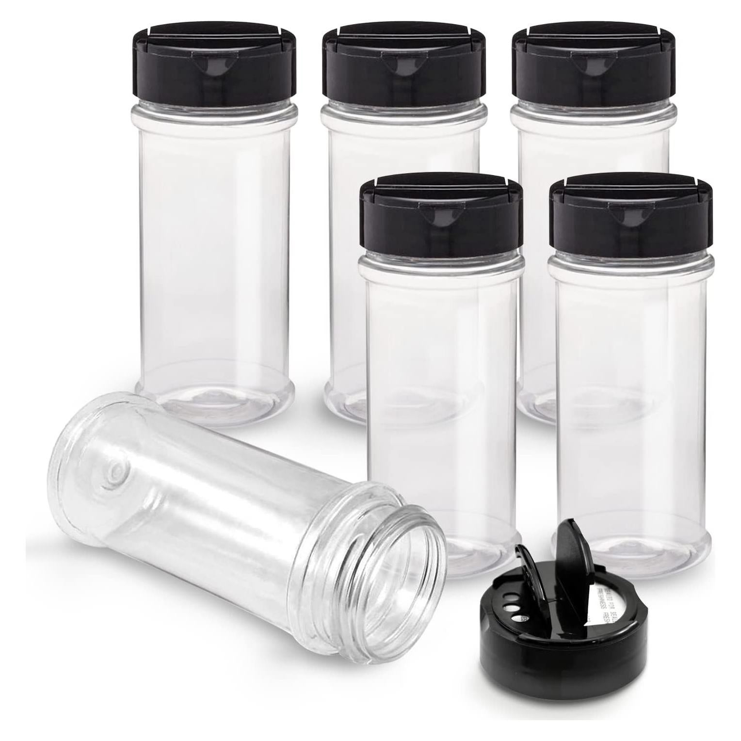 Tarros de Especias de Plástico RoyalHouse 6 Piezas 160 ml