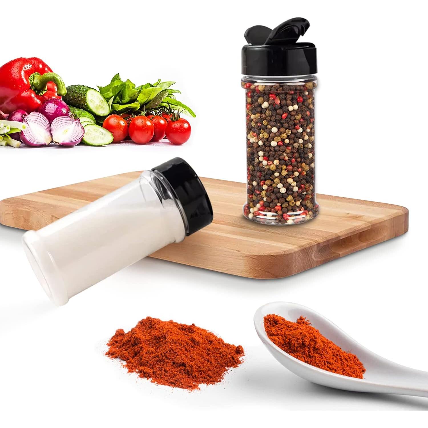 Tarros de Especias de Plástico RoyalHouse 6 Piezas 160 ml