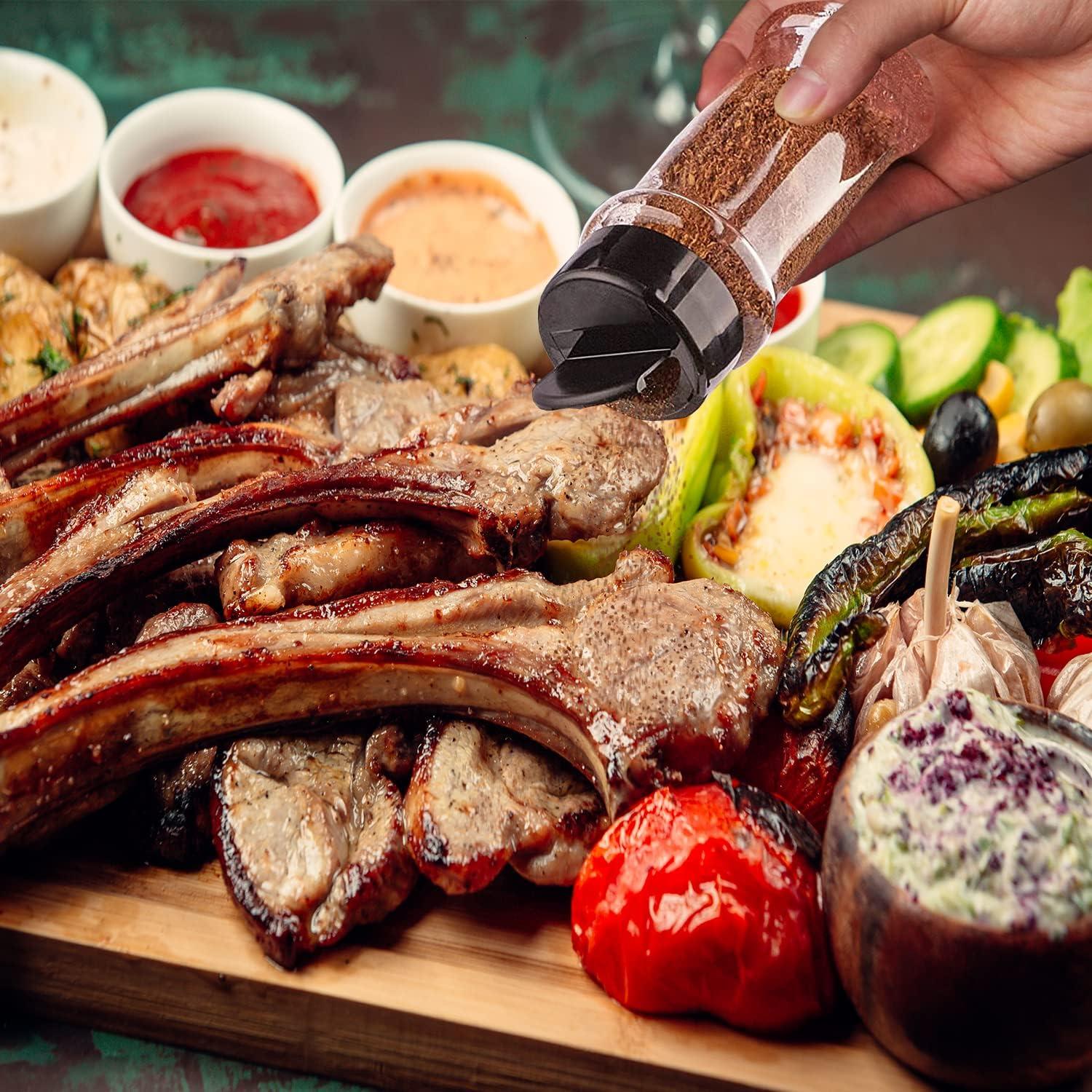 Tarros de Especias de Plástico RoyalHouse 6 Piezas 160 ml