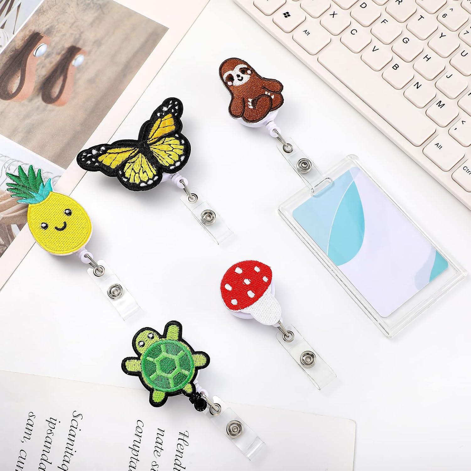 8 Ruedas de Insignia Retráctiles Zonon para Enfermeras