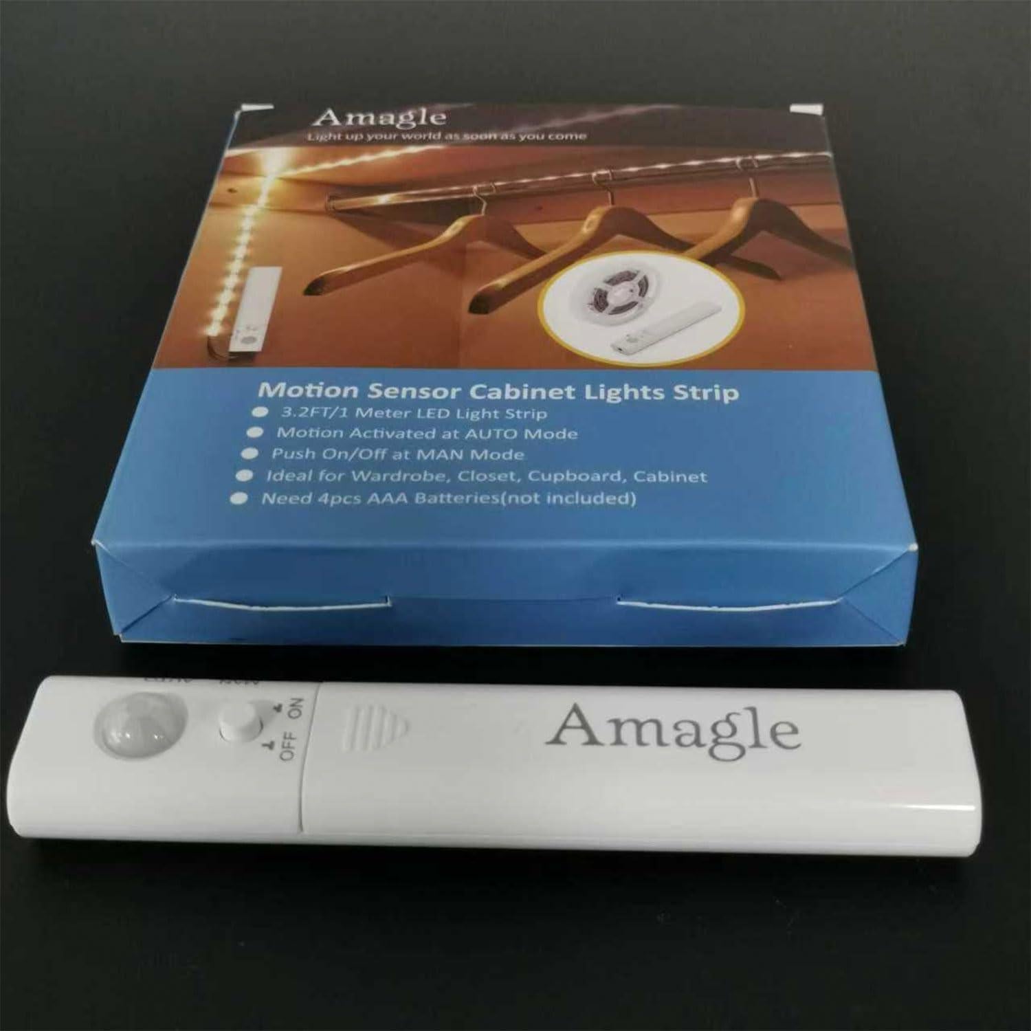 Tira LED con Sensor de Movimiento Amagle 0.97m 4000K Blanca