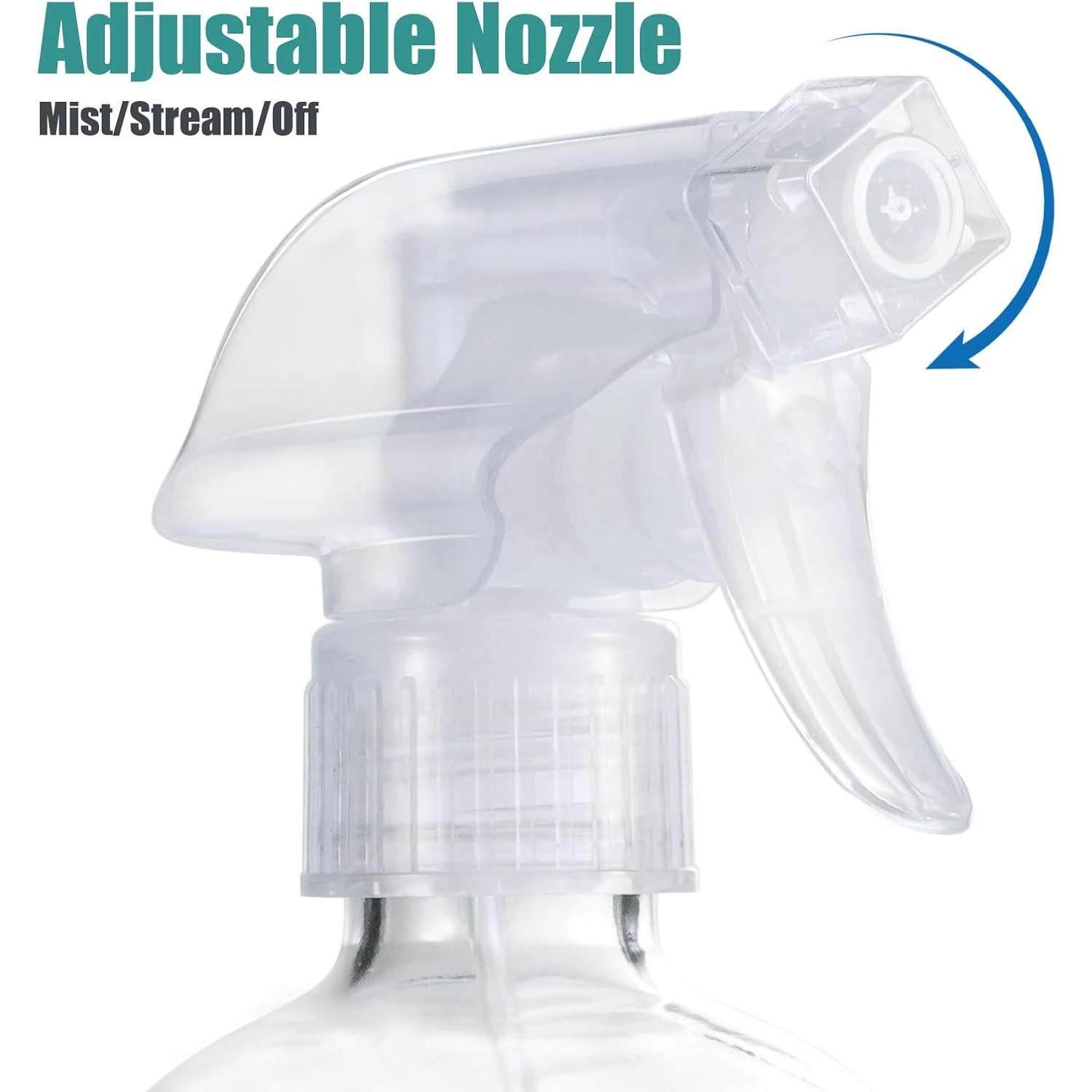 Botellas de Spray de Vidrio FANSTINOW 16 oz Reutilizables 2 Pzas