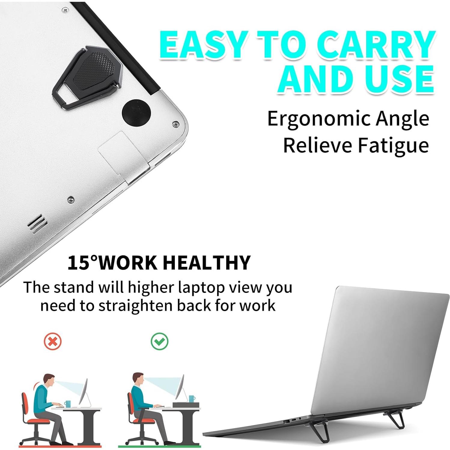 Soporte de Teclado Plegable Konohan para Laptop 4 Piezas