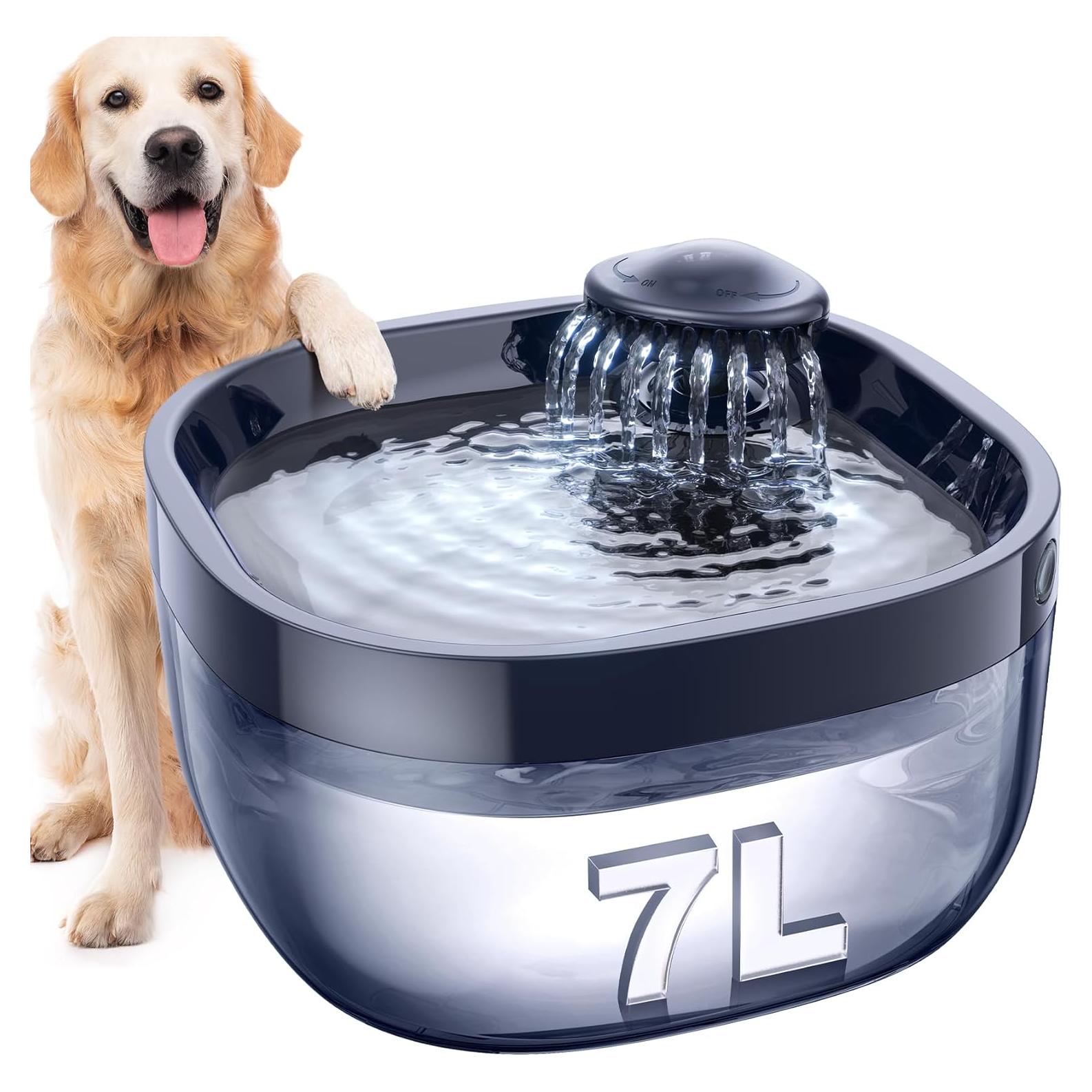 Fuente de Agua para Perros FEELNEEDY 7L Ultra Silenciosa FN-W05