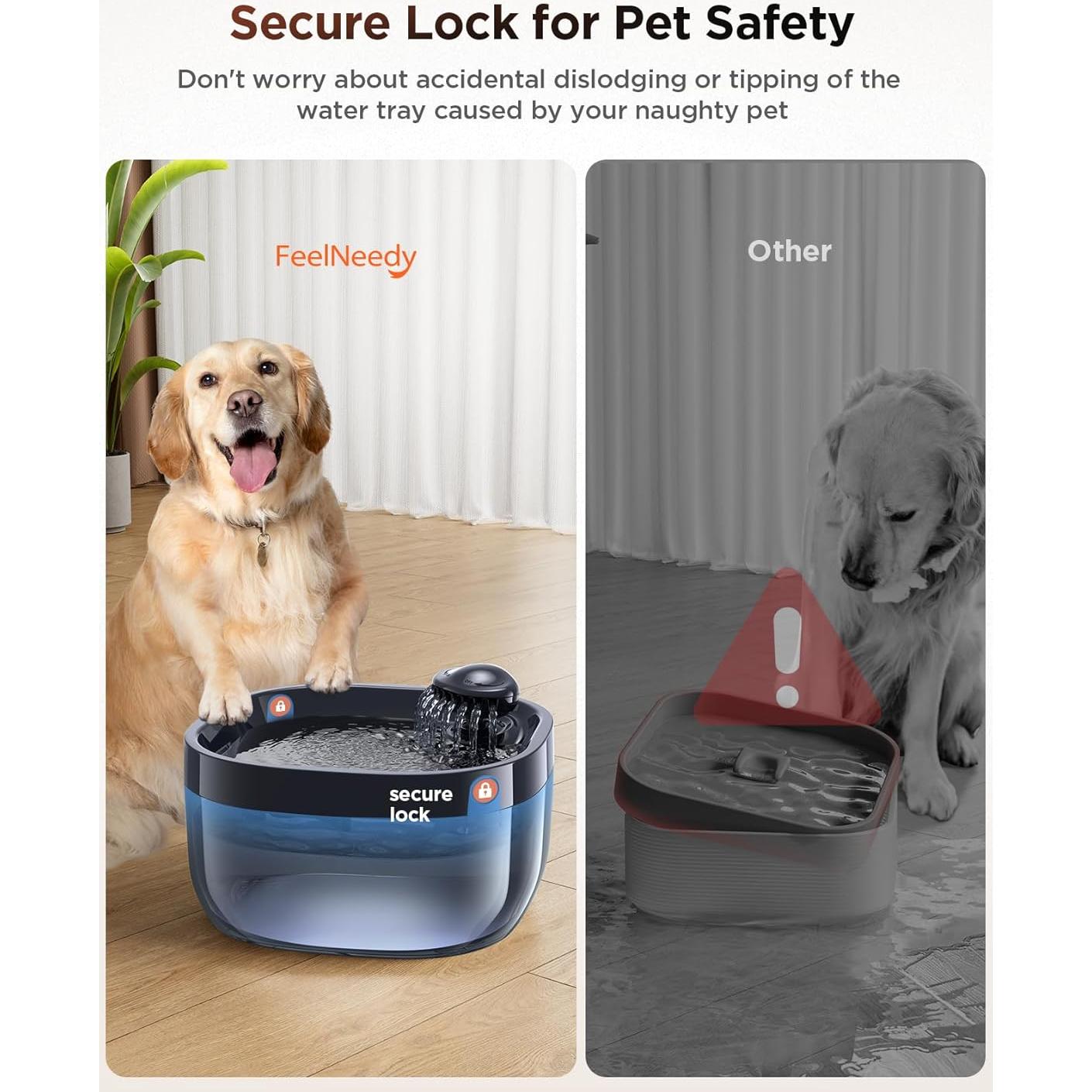 Fuente de Agua para Perros FEELNEEDY 7L Ultra Silenciosa FN-W05