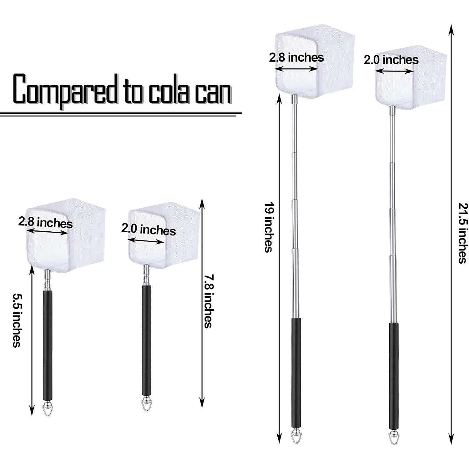 Red de Acuario para Camarones Shappy 4 Piezas Mango Extensible