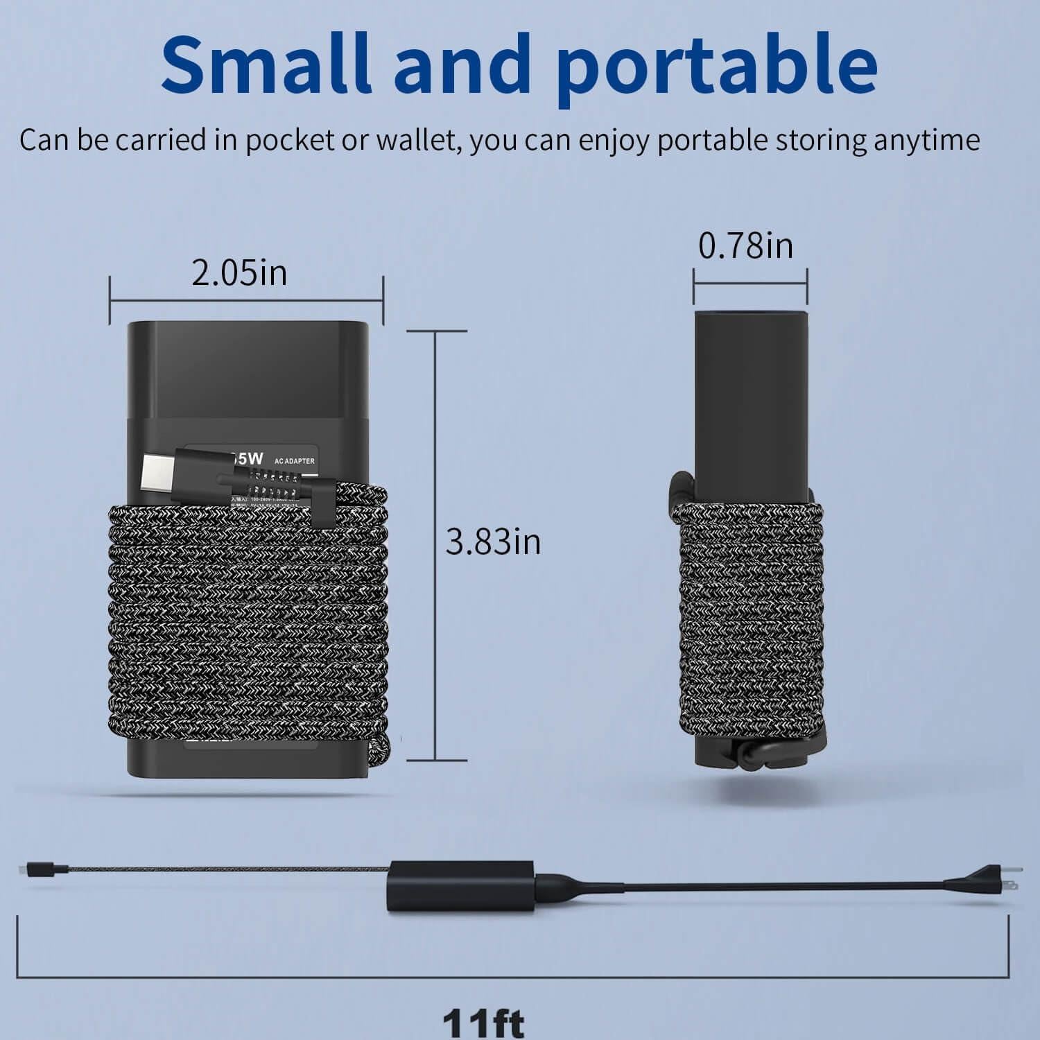 Cargador Laptop HP Slim 65W USB-C Adaptador Tipo C