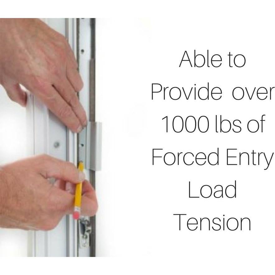 Cerradura de Doble Pestillo CAL Double Bolt para Puertas de Vidrio