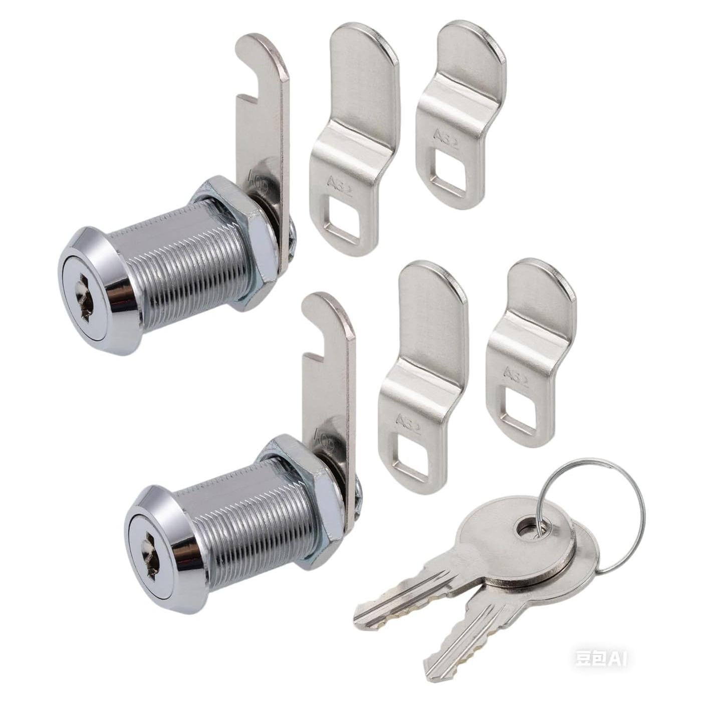 Cerradura de Cajón WOOCH 30mm Cromada con Llave - Paquete de 2