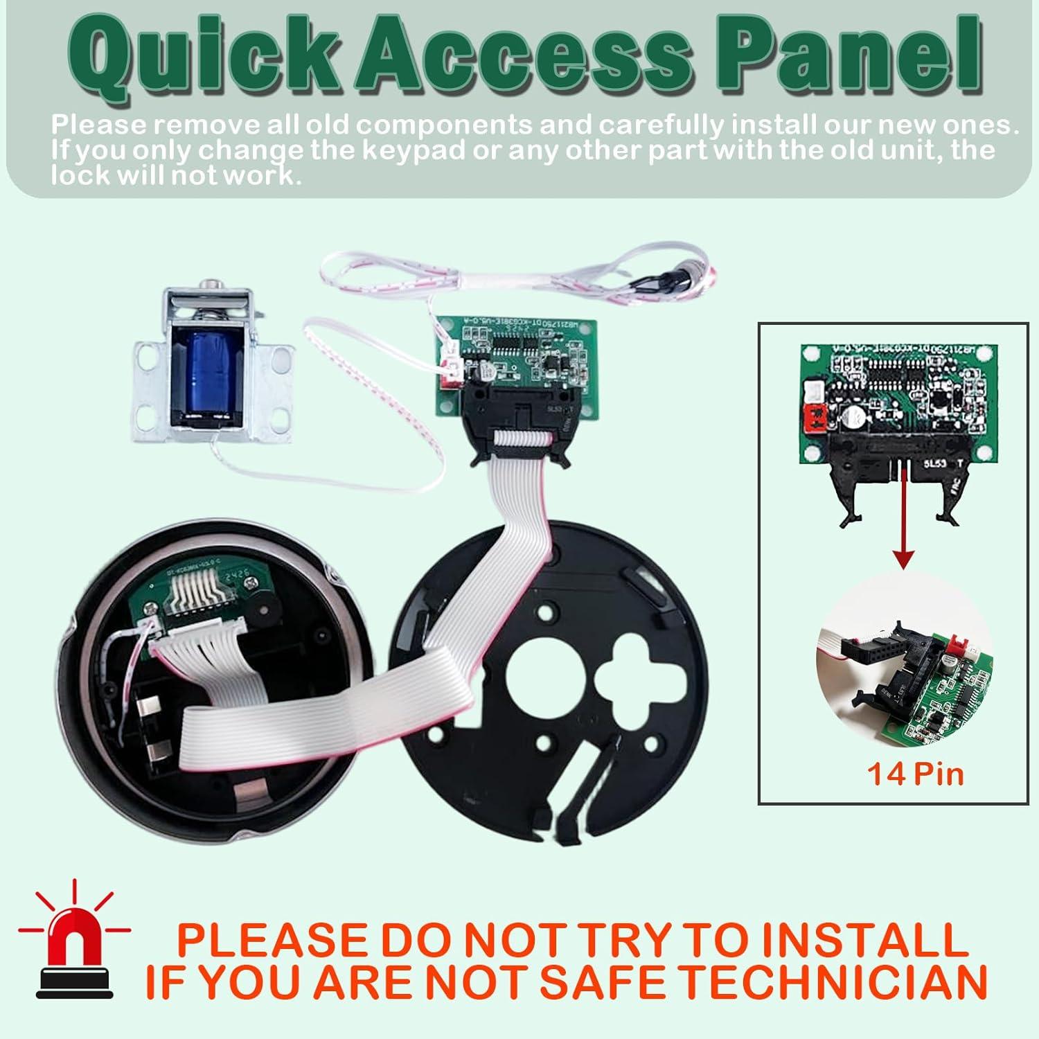 Cerradura Electrónica de Caja Fuerte WAH LIN con Teclado Digital