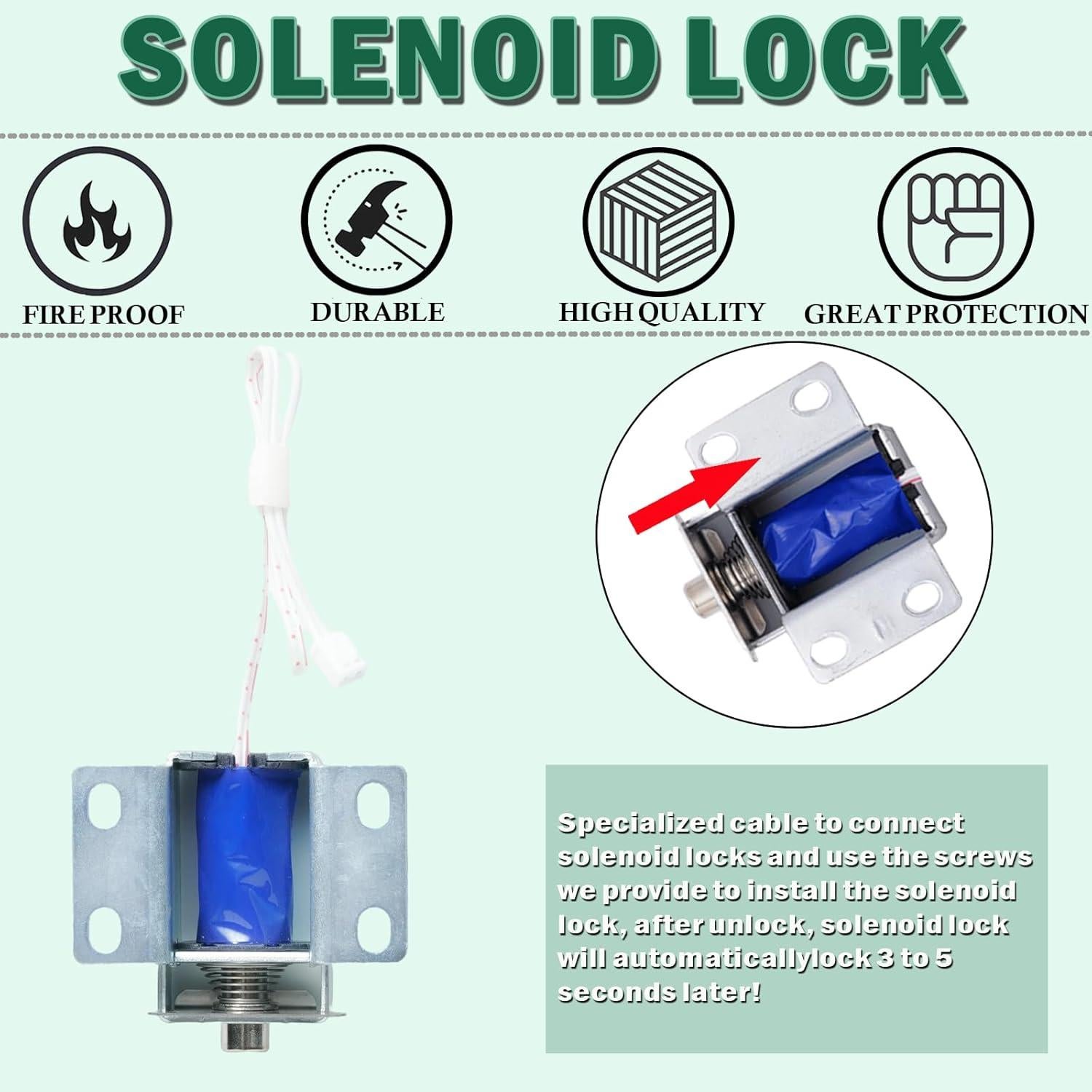 Cerradura Electrónica de Caja Fuerte WAH LIN con Teclado Digital