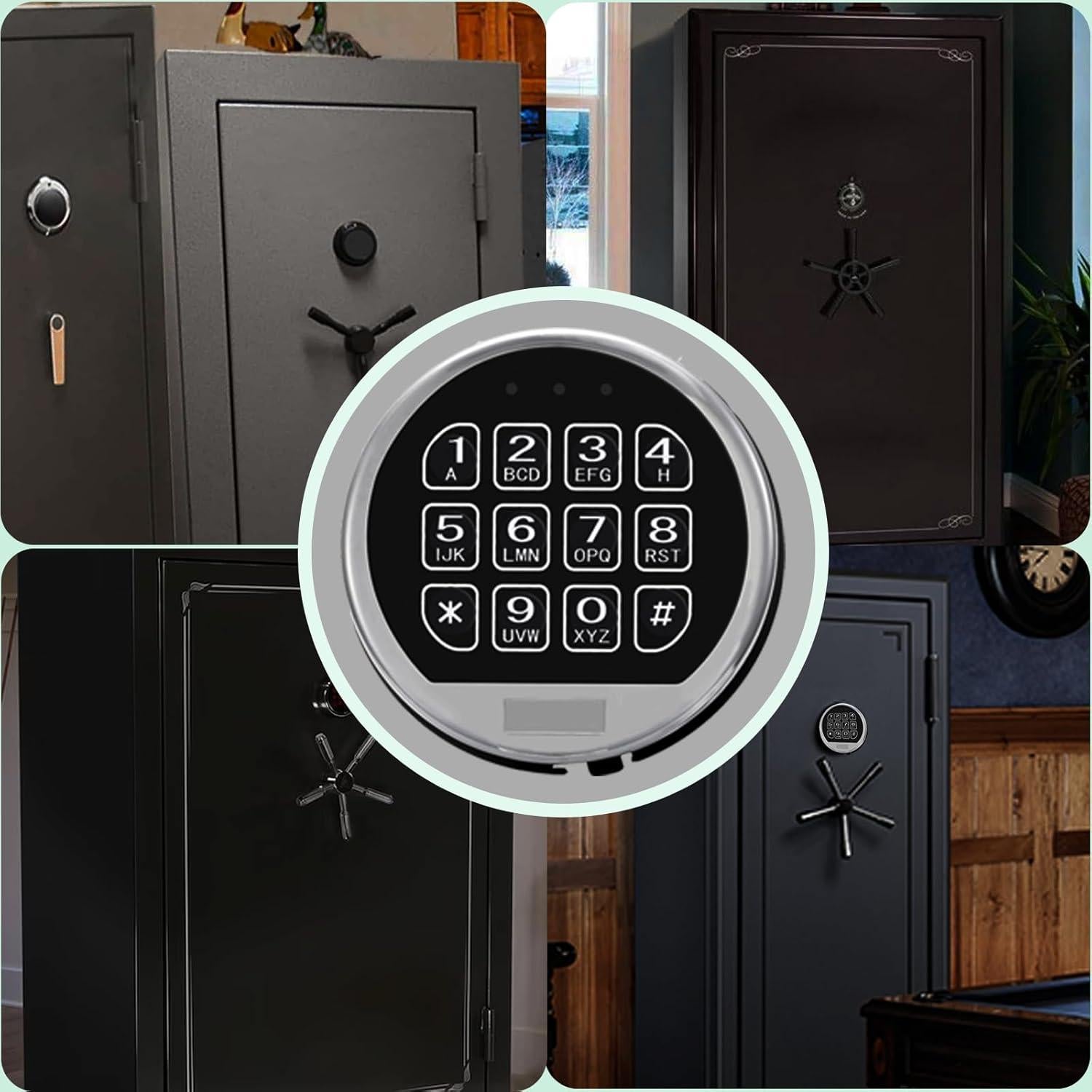 Cerradura Electrónica de Caja Fuerte WAH LIN con Teclado Digital