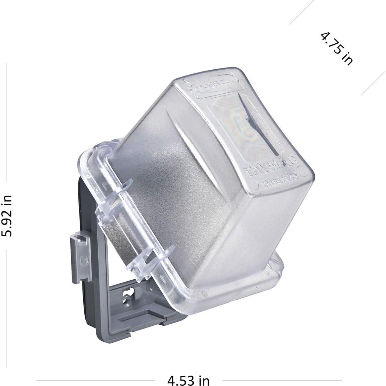 Cubierta de Enchufe Eléctrico TayMac MM720C 1-Gang Resistente