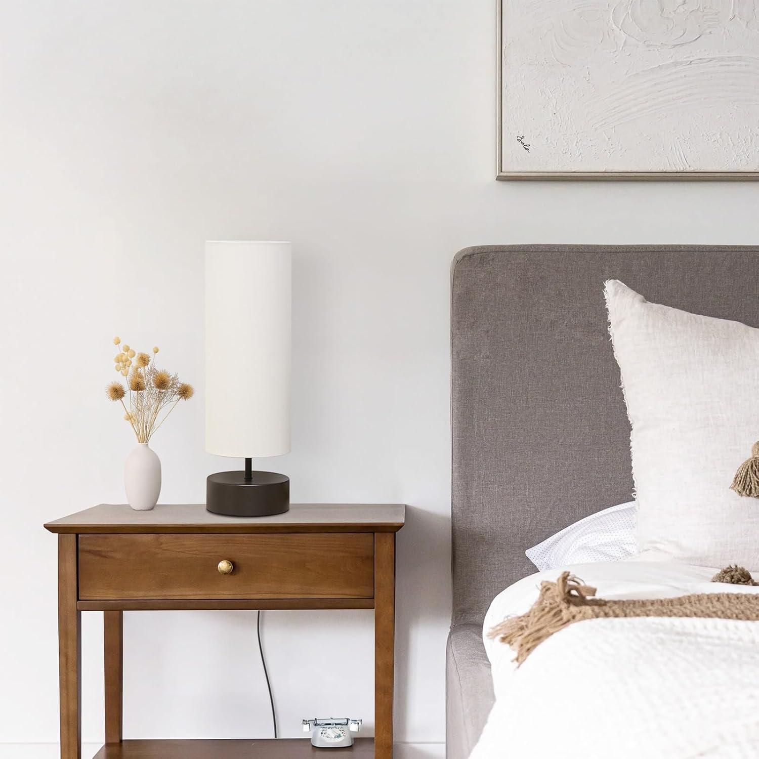 Lámpara de Mesa Táctil Regulable Seaside Village 445mm Beige