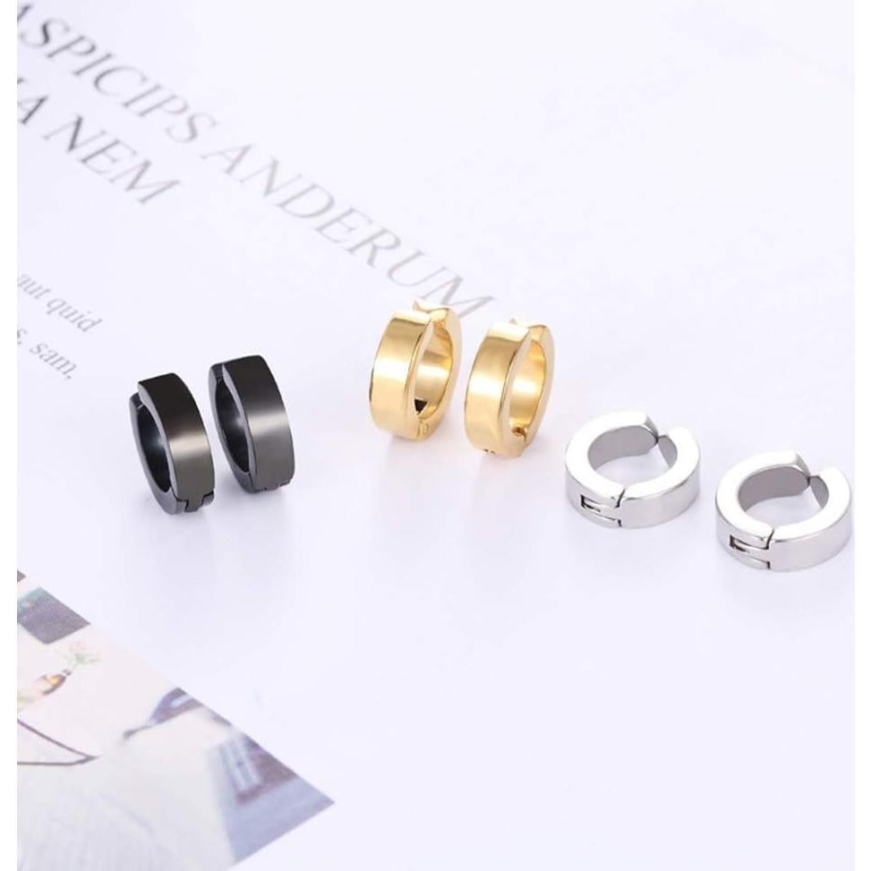 Set de 12 Pendientes Magnéticos WAINIS Acero Inoxidable Unisex