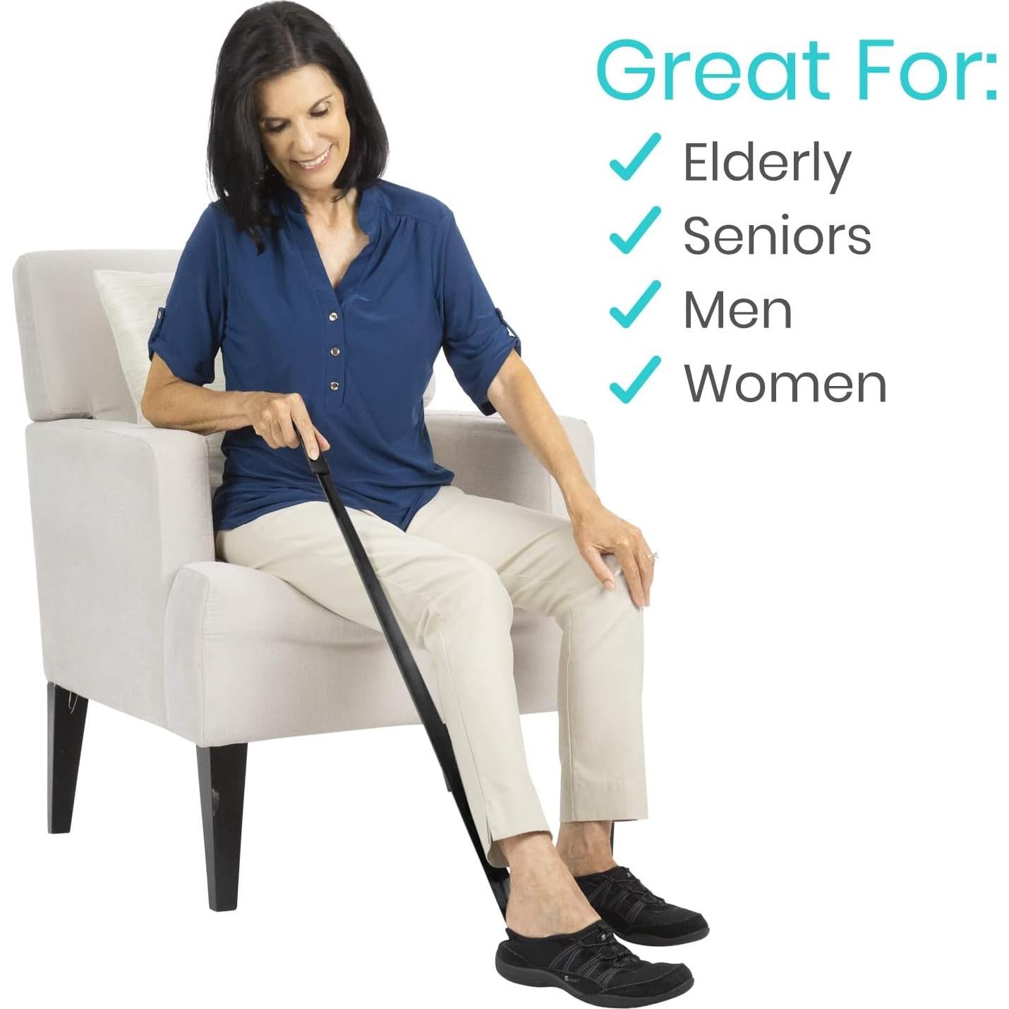 Cuchara para Zapatos Vive de Mango Largo 80 cm - Acero Inoxidable