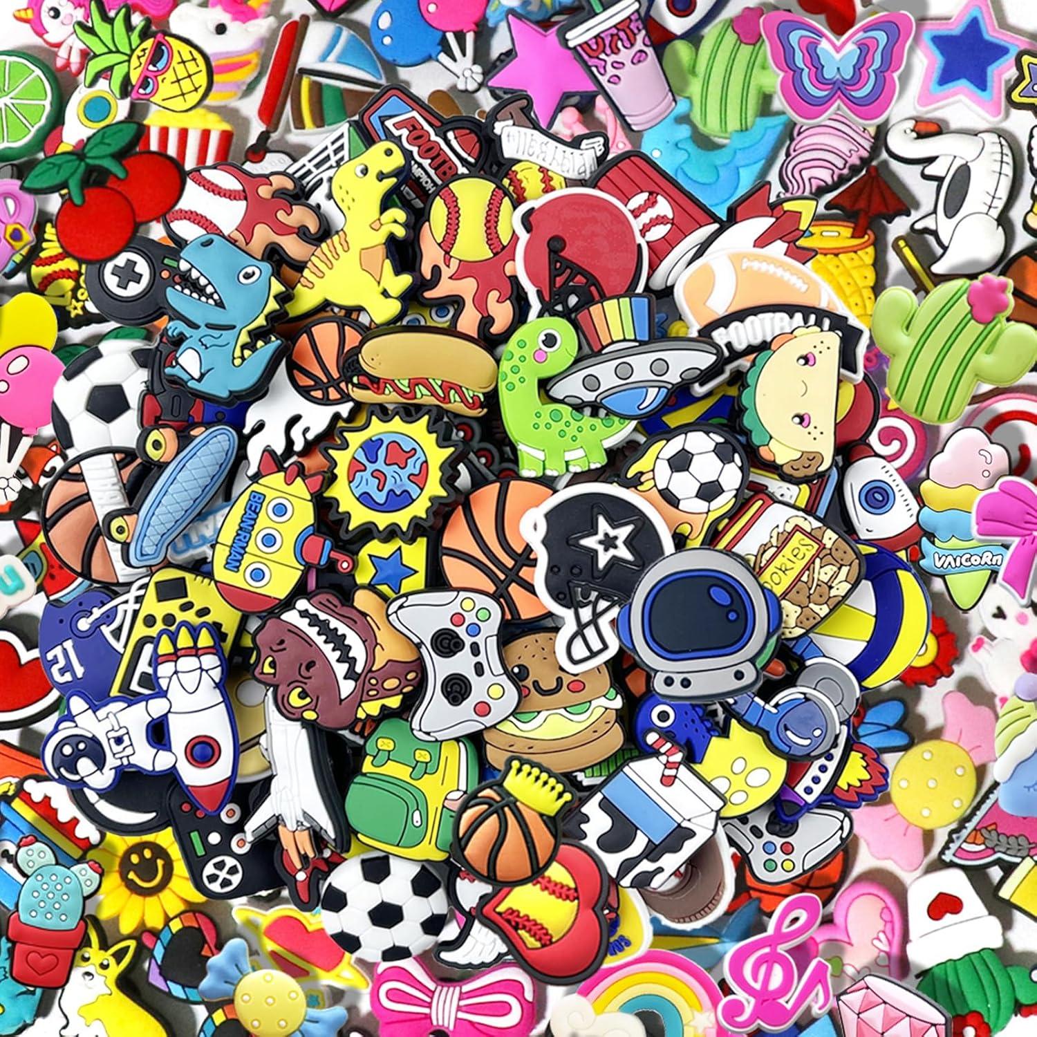 35 Piezas de Charms de Zapatos PVC Aleatorios para Niños