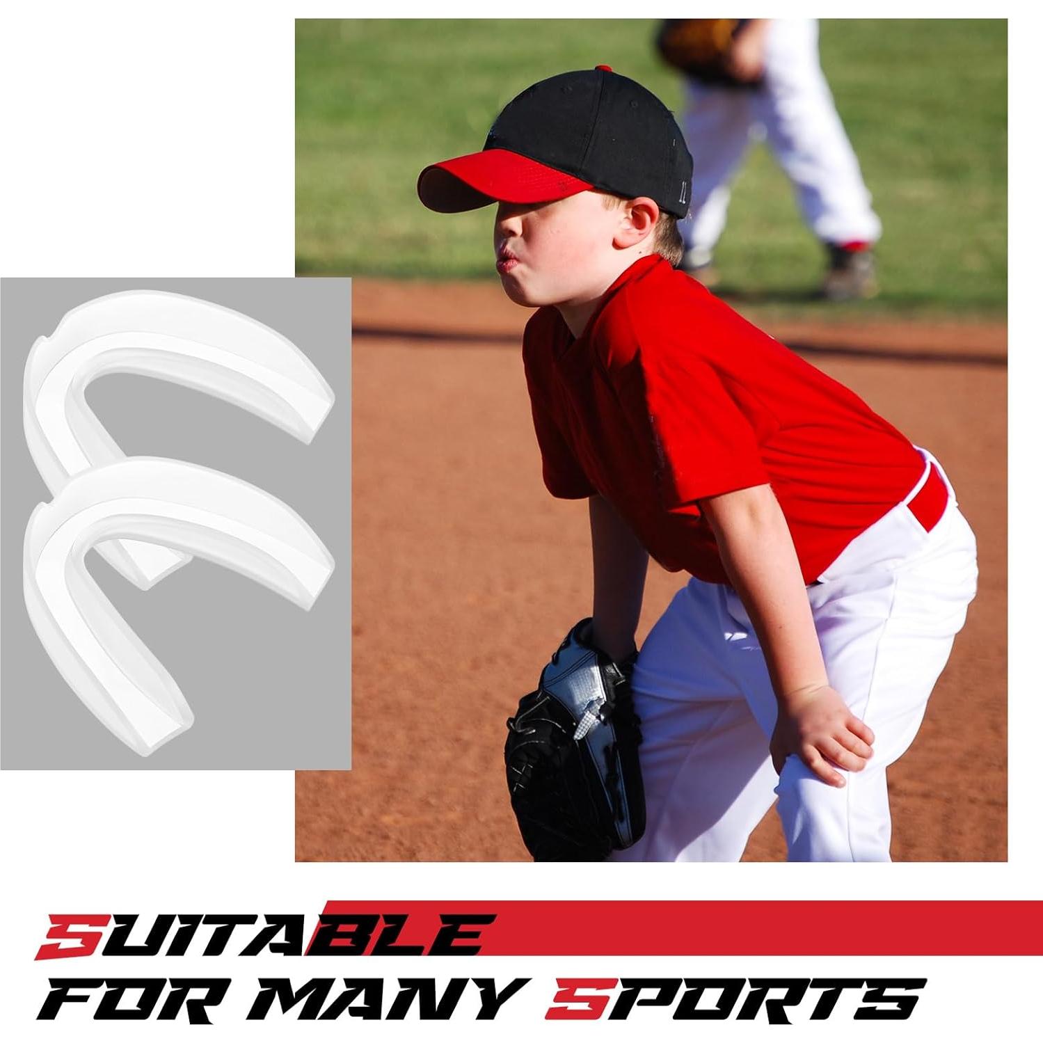 Protector Bucal Deportivo BBTO 20 Piezas Transparente Joven