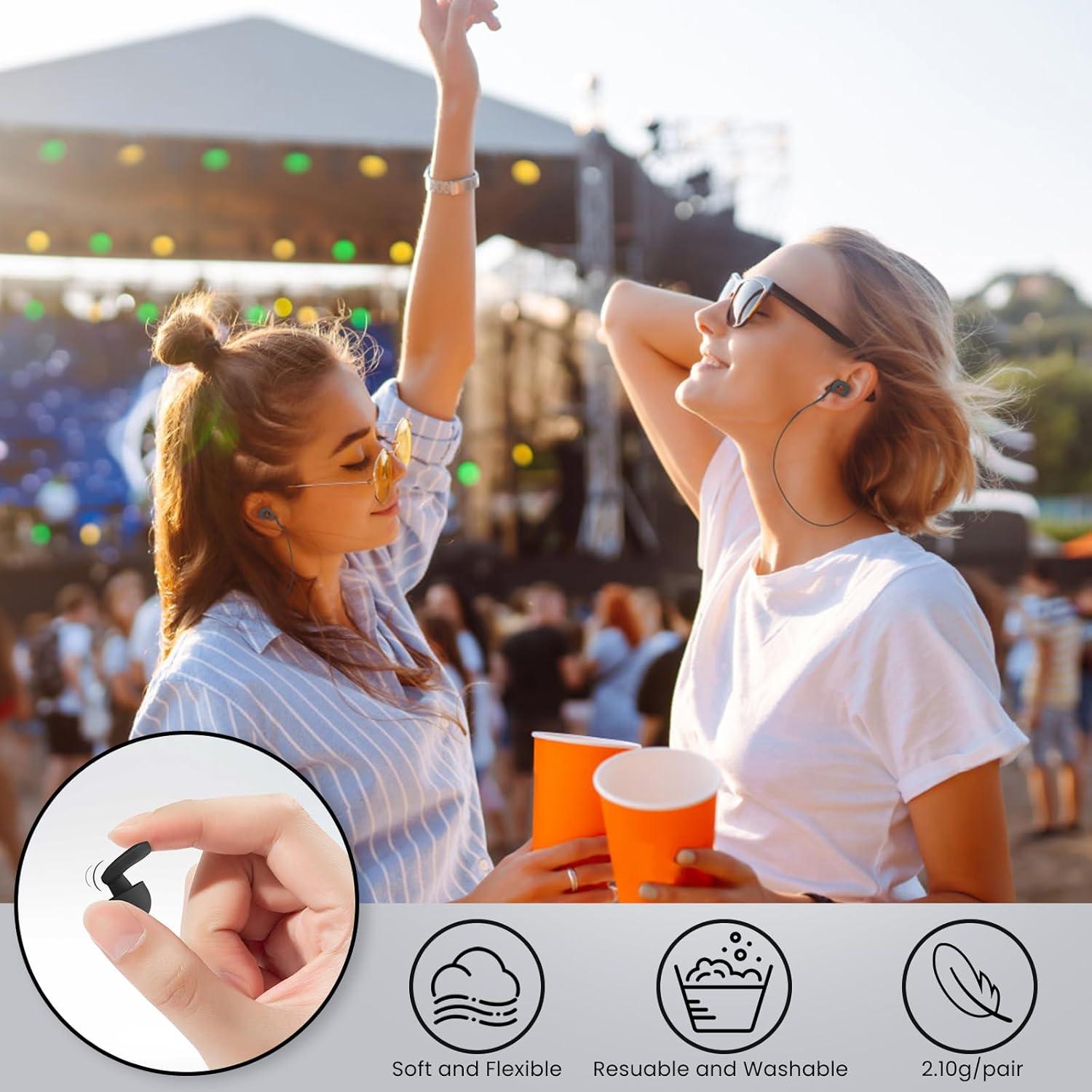 Tapones Reutilizables para Oídos LOETRUY - Reducción 25dB-30dB