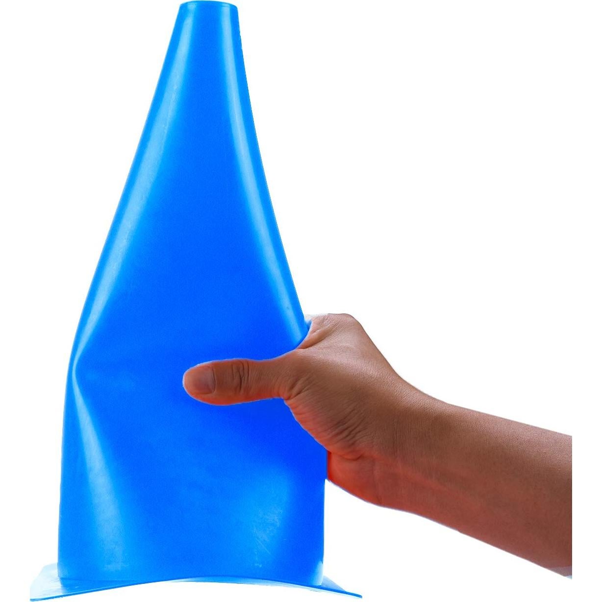 Conos de Entrenamiento Deportivo Alyoen 30 cm Paquete de 10 Azul