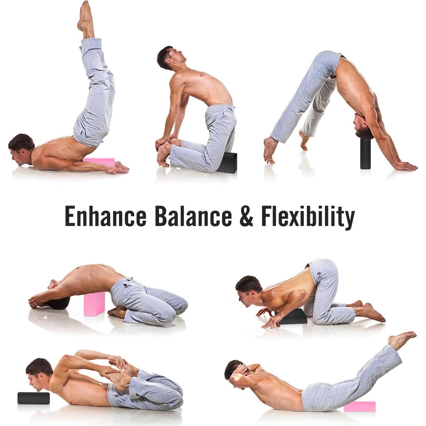 Bloques de Yoga MoKo 2 Piezas 23x15x8 cm Espuma EVA