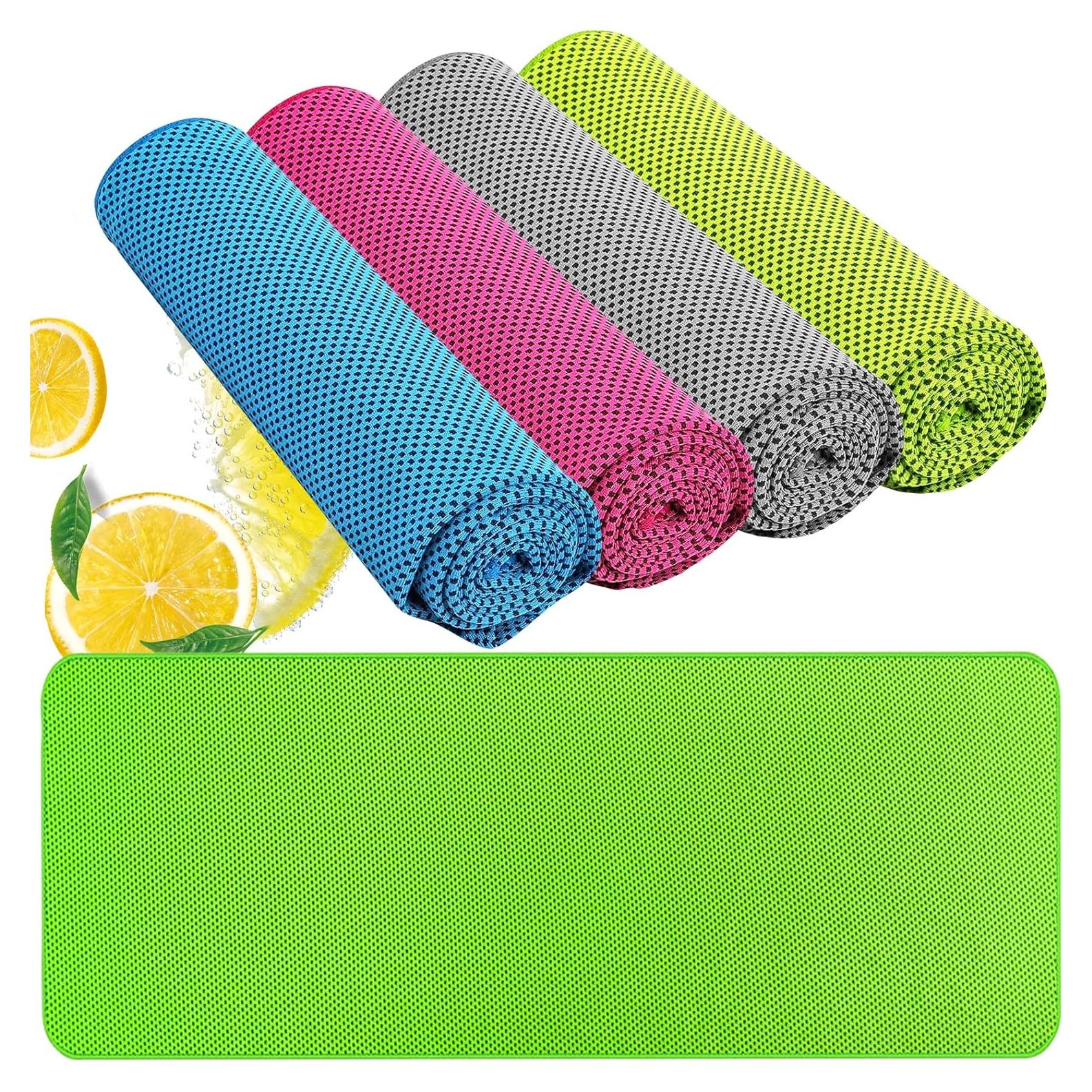 Toallas Enfriadoras AZOI 4 Unidades Microfibra 101.6x30.5cm