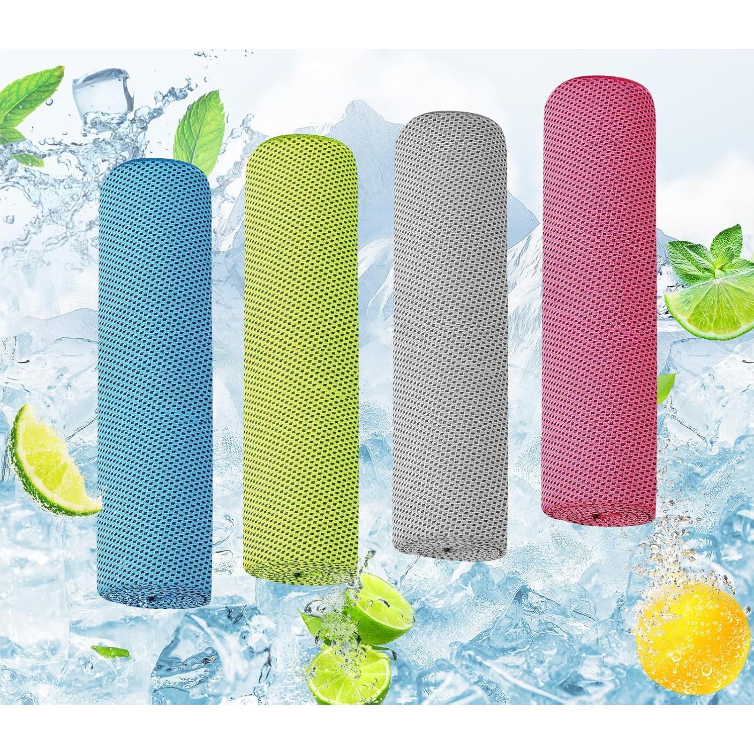 Toallas Enfriadoras AZOI 4 Unidades Microfibra 101.6x30.5cm