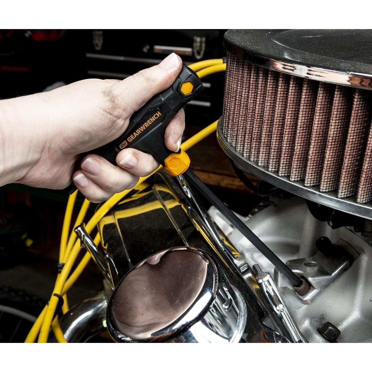 Juego de Llaves Hexagonales T-Handle GEARWRENCH 8 Piezas Métricas