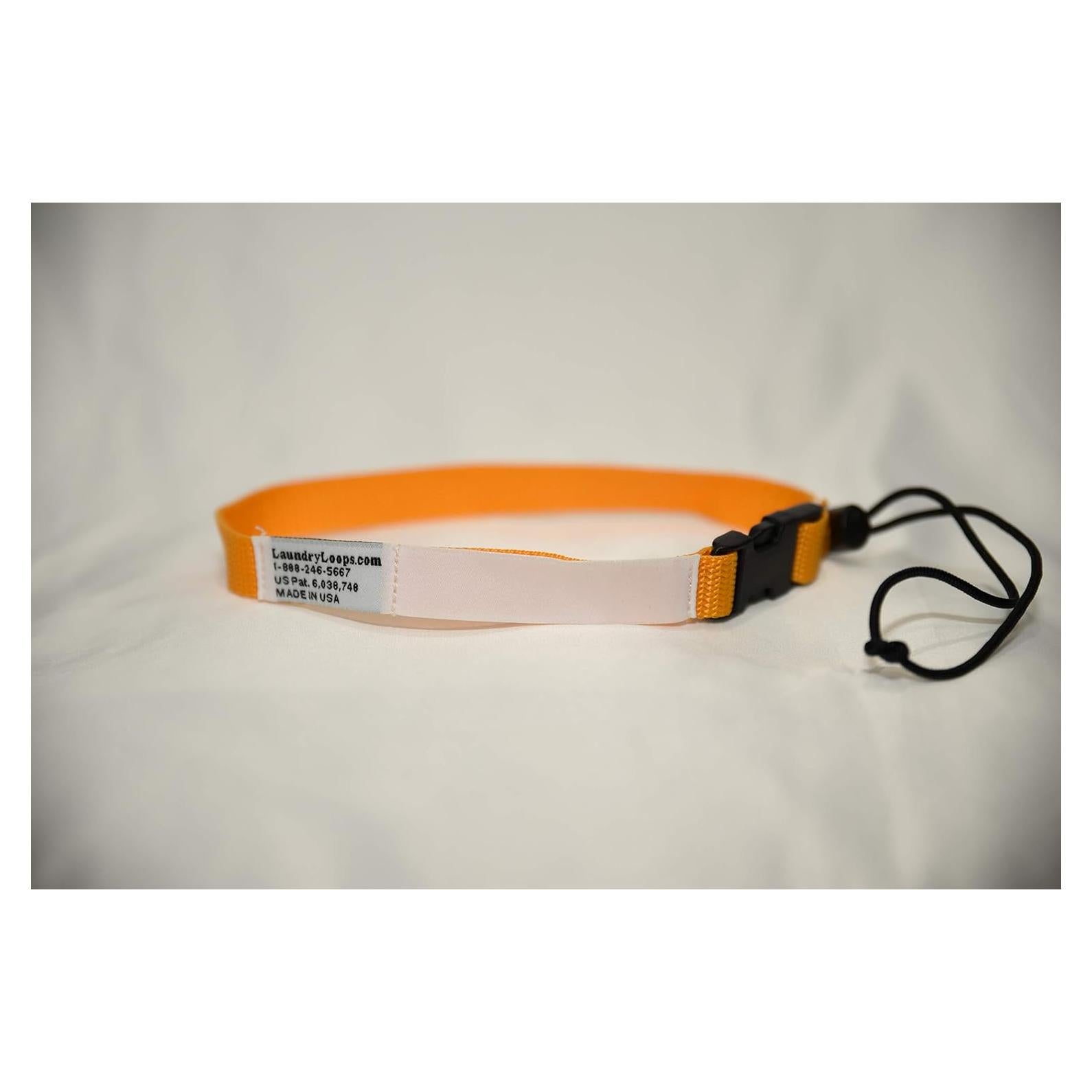 Laundry Loop with Sock Snare, Premium Athletic Gold Laundering Strap