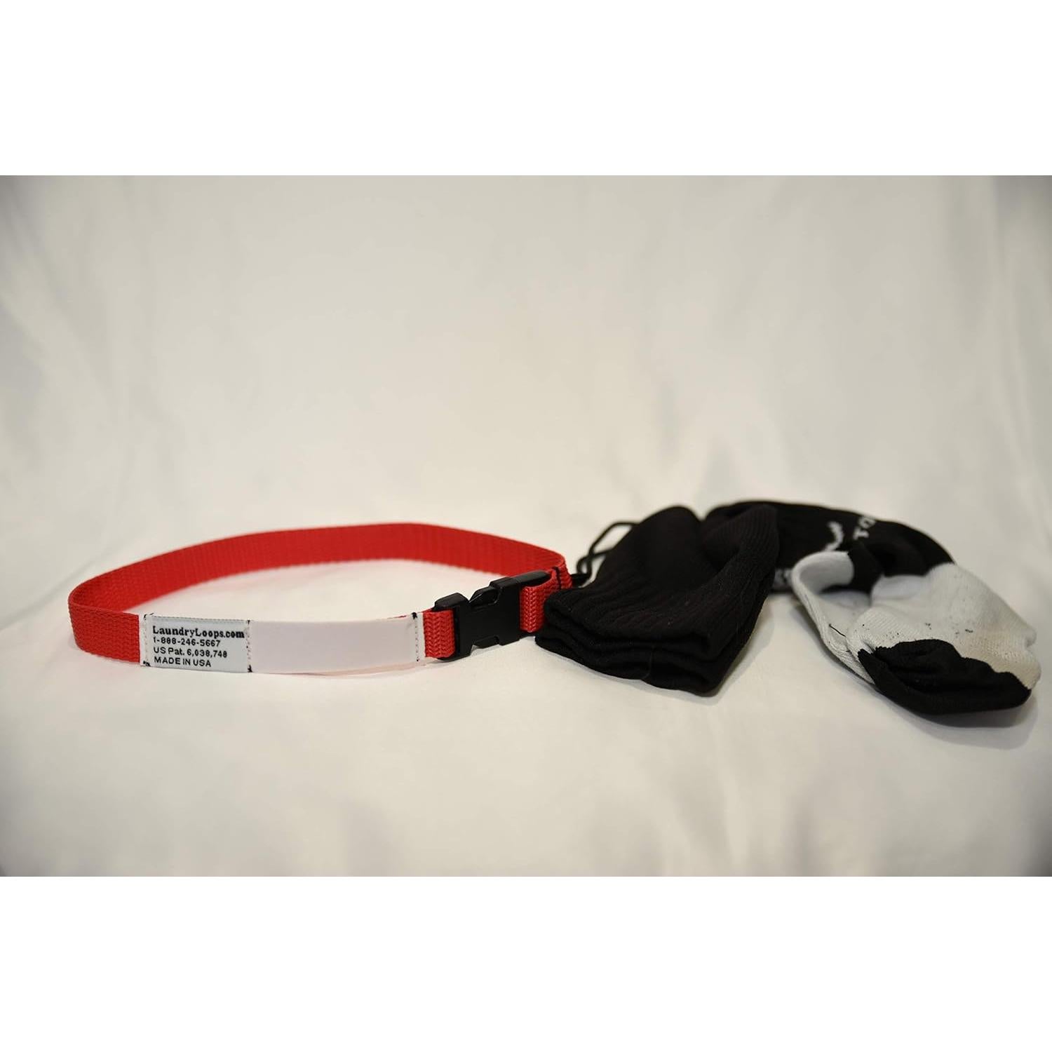 Laundry Loop with Sock Snare, Premium Athletic Gold Laundering Strap