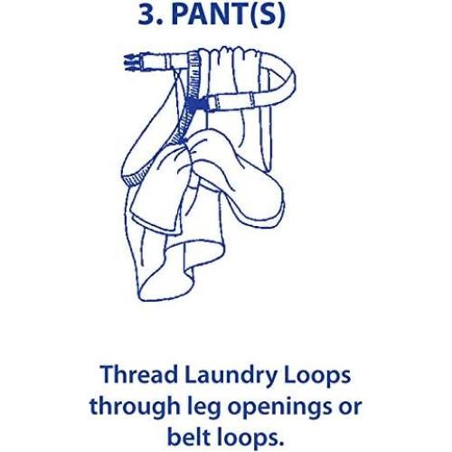 Laundry Loop with Sock Snare, Premium Athletic Gold Laundering Strap