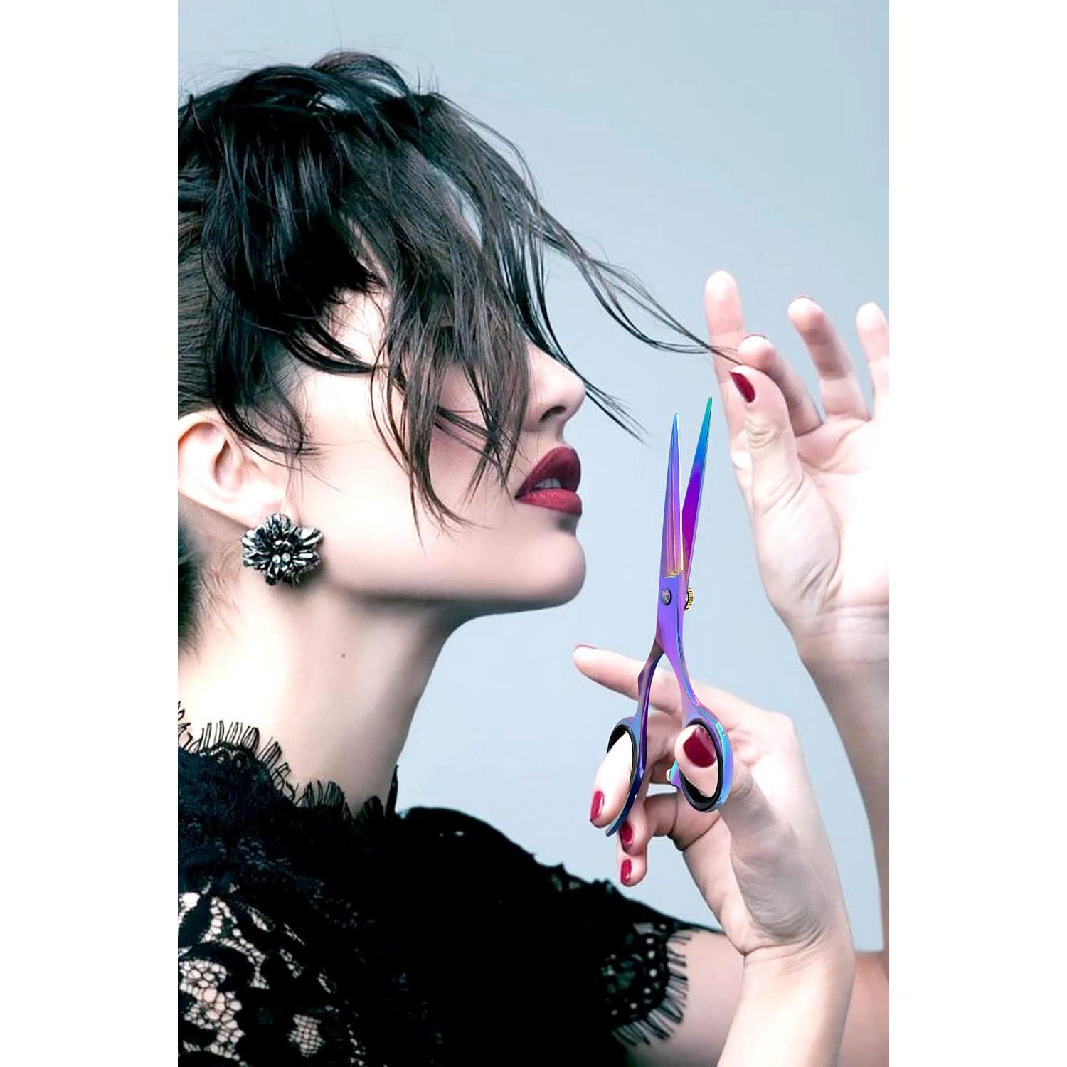 Juego de Tijeras de Barbero Beauticone 16.5 cm Acero Inoxidable