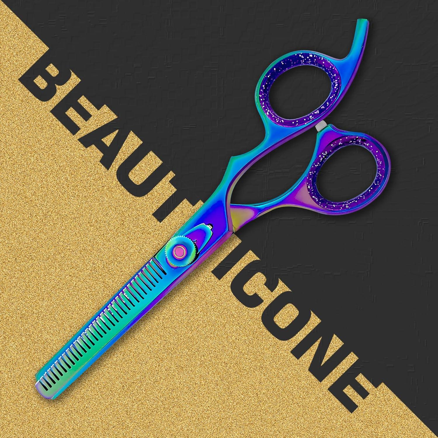 Juego de Tijeras de Barbero Beauticone 16.5 cm Acero Inoxidable