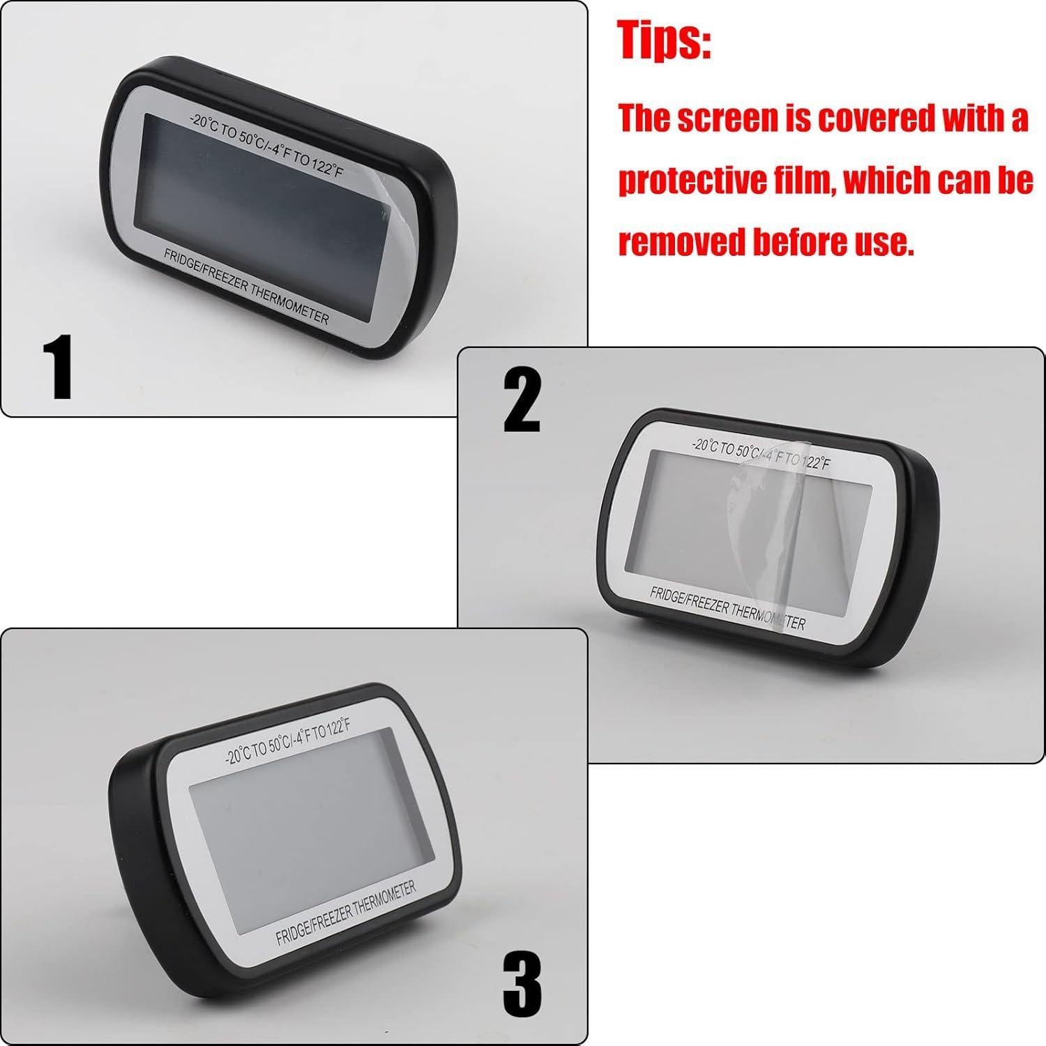 Termómetro Digital para Refrigerador y Congelador RIY - Pantalla LCD