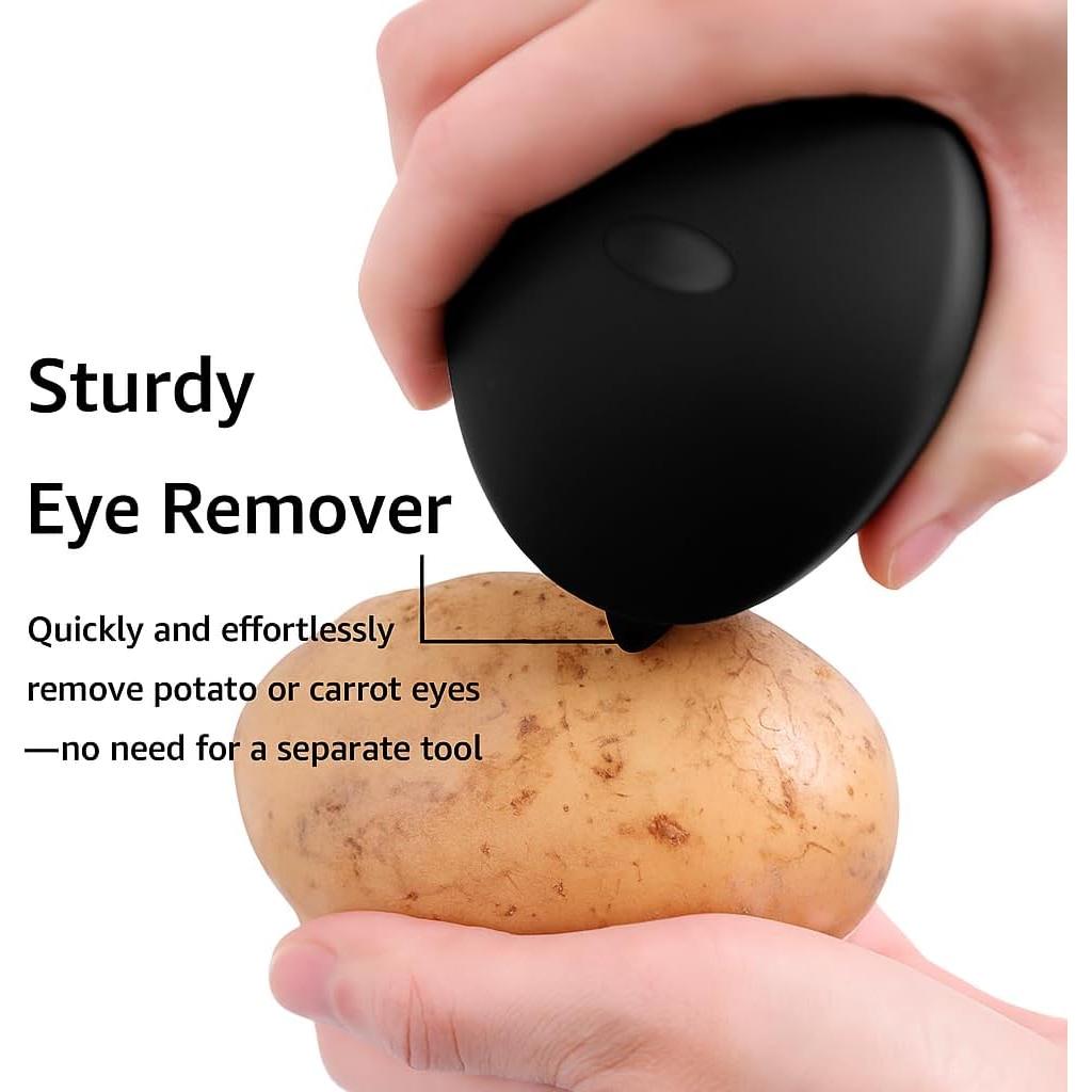 Cepillo de Verduras AISHUJIE 2 Piezas Doble Cerda Ergonómico