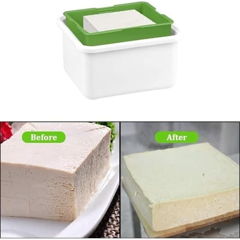 Molde Prensador de Tofu NIWWIN Gris - Kit Drenaje y Prensa