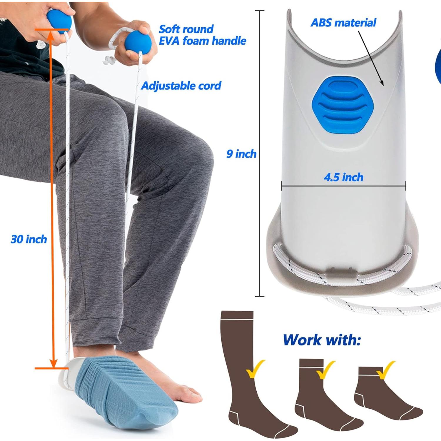 Asistente de Calcetines DOTCUTY con Cuerdas Ajustables 76.2 cm