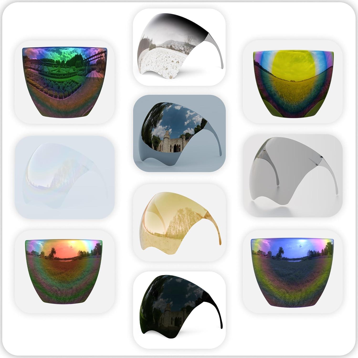 Gafas de Cara Completa MAYOKEN, Visera Antirreflejo Negra