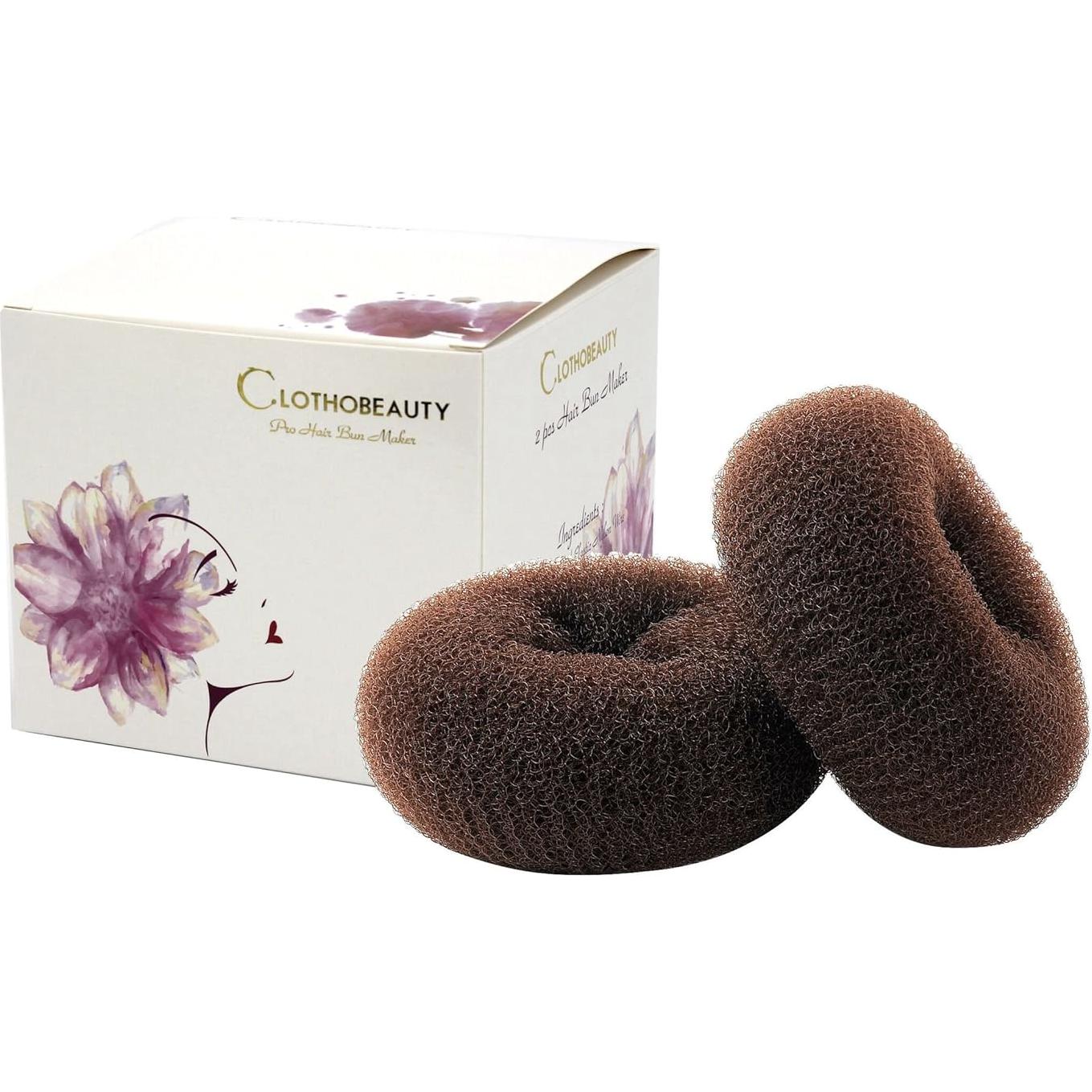 Moldeador de Moño Extra Grande Nanjing Clotho 10.9 cm Marrón