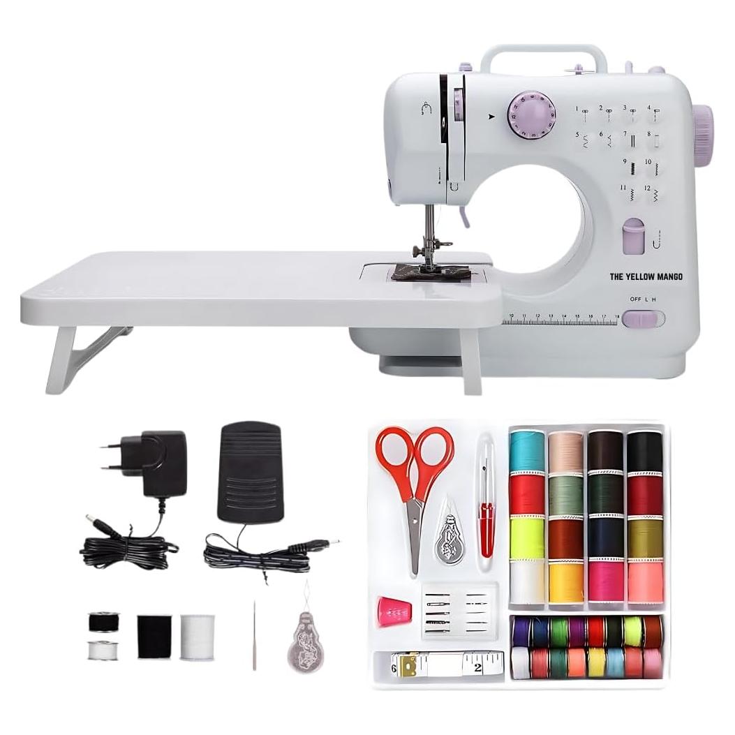 Máquina de Coser Amazon TYM MCJ-0084-SM Compacta con Kit 56 Piezas