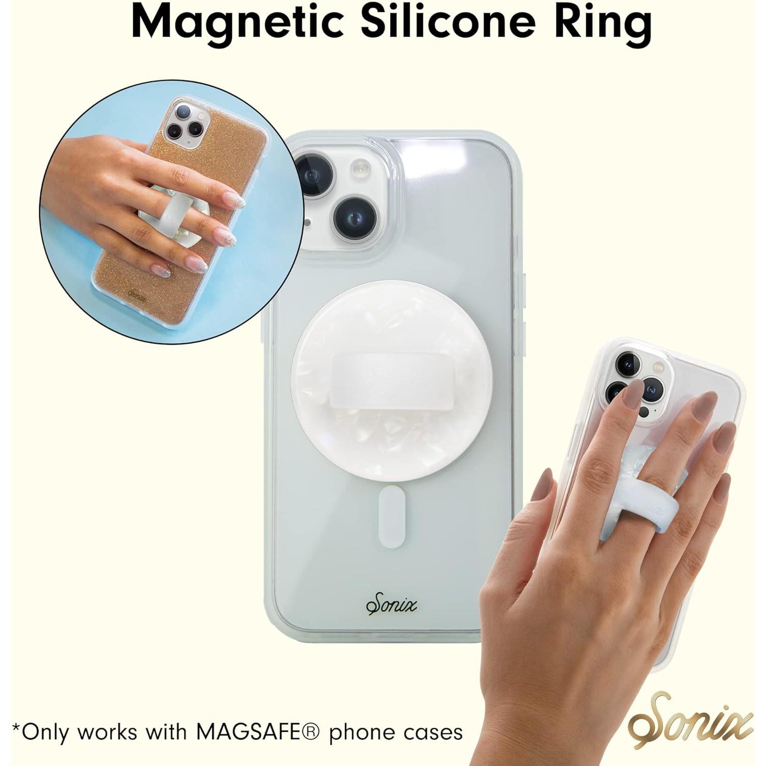 Soporte Magnético para Teléfono Lenntek MagSafe Tortuga Blanca