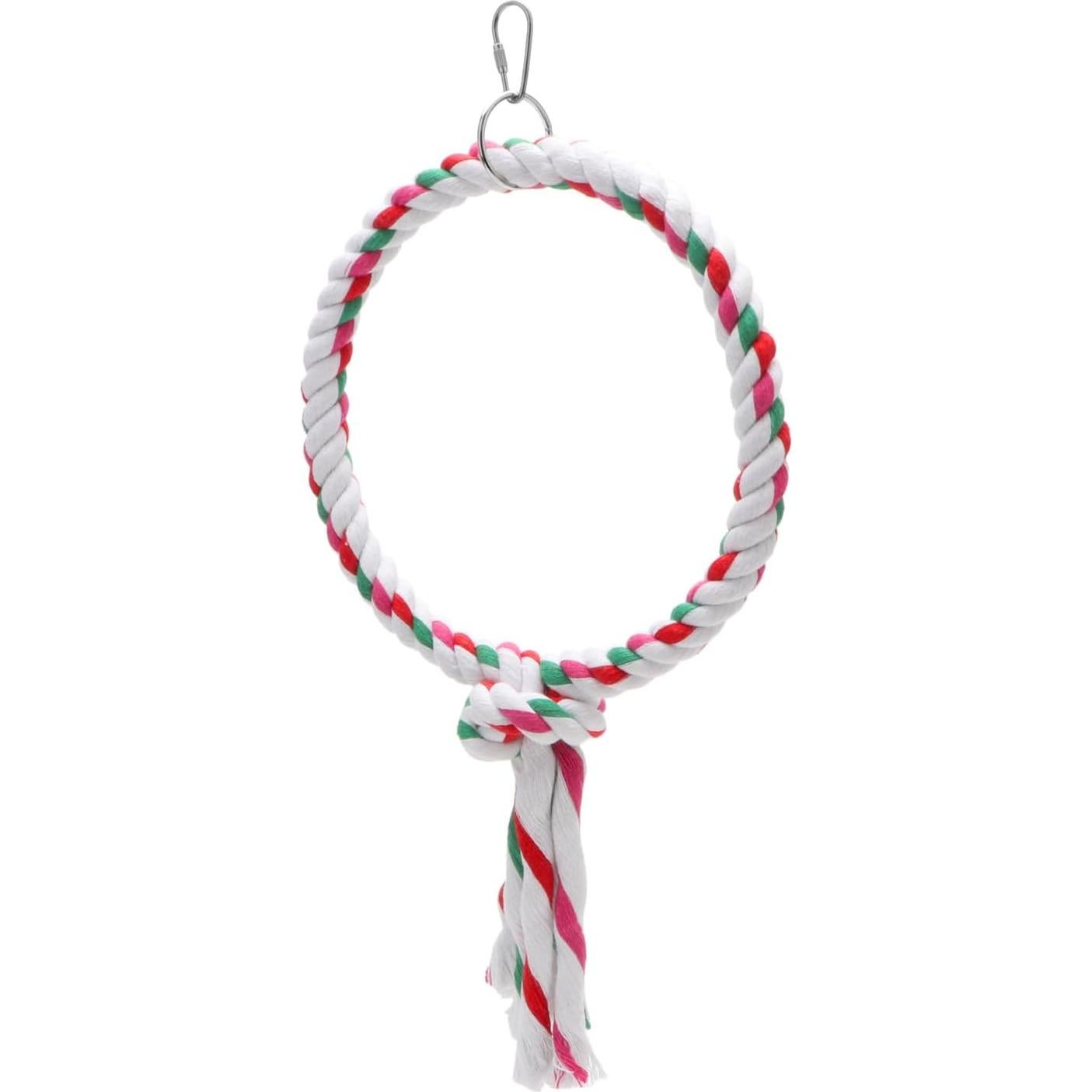 Columpio de Cuerda para Aves Wontee 20.96x39.88cm Redondo