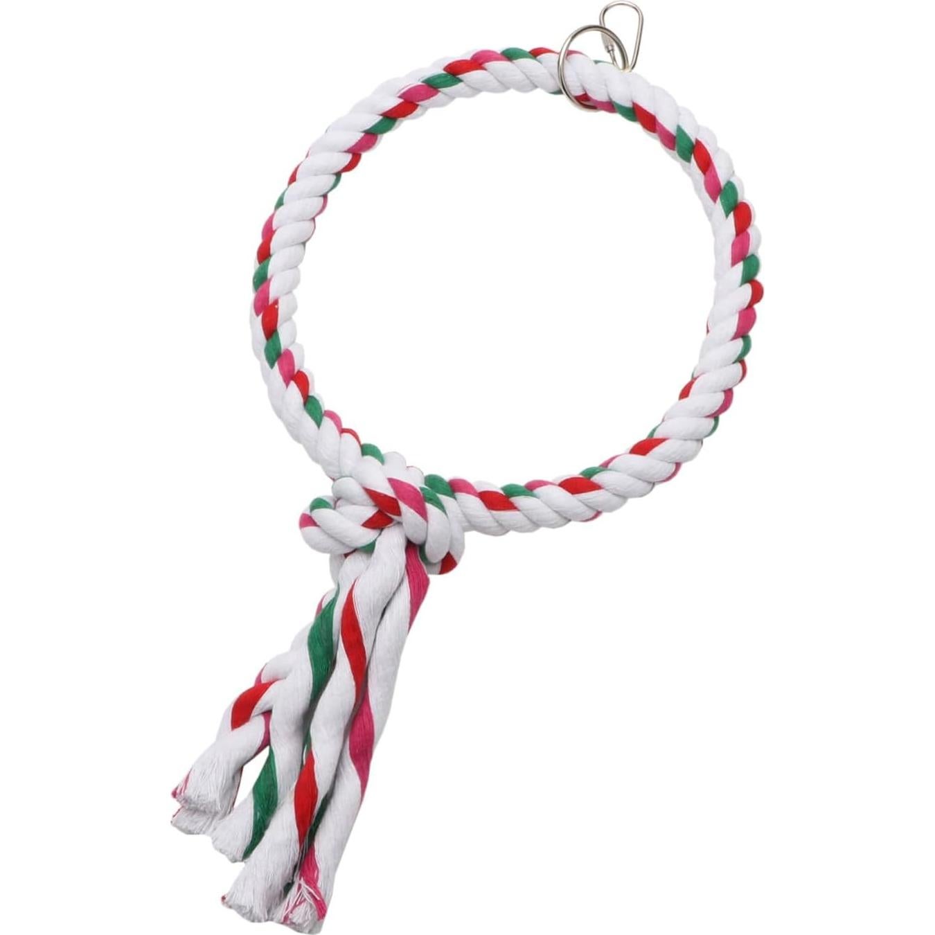 Columpio de Cuerda para Aves Wontee 20.96x39.88cm Redondo