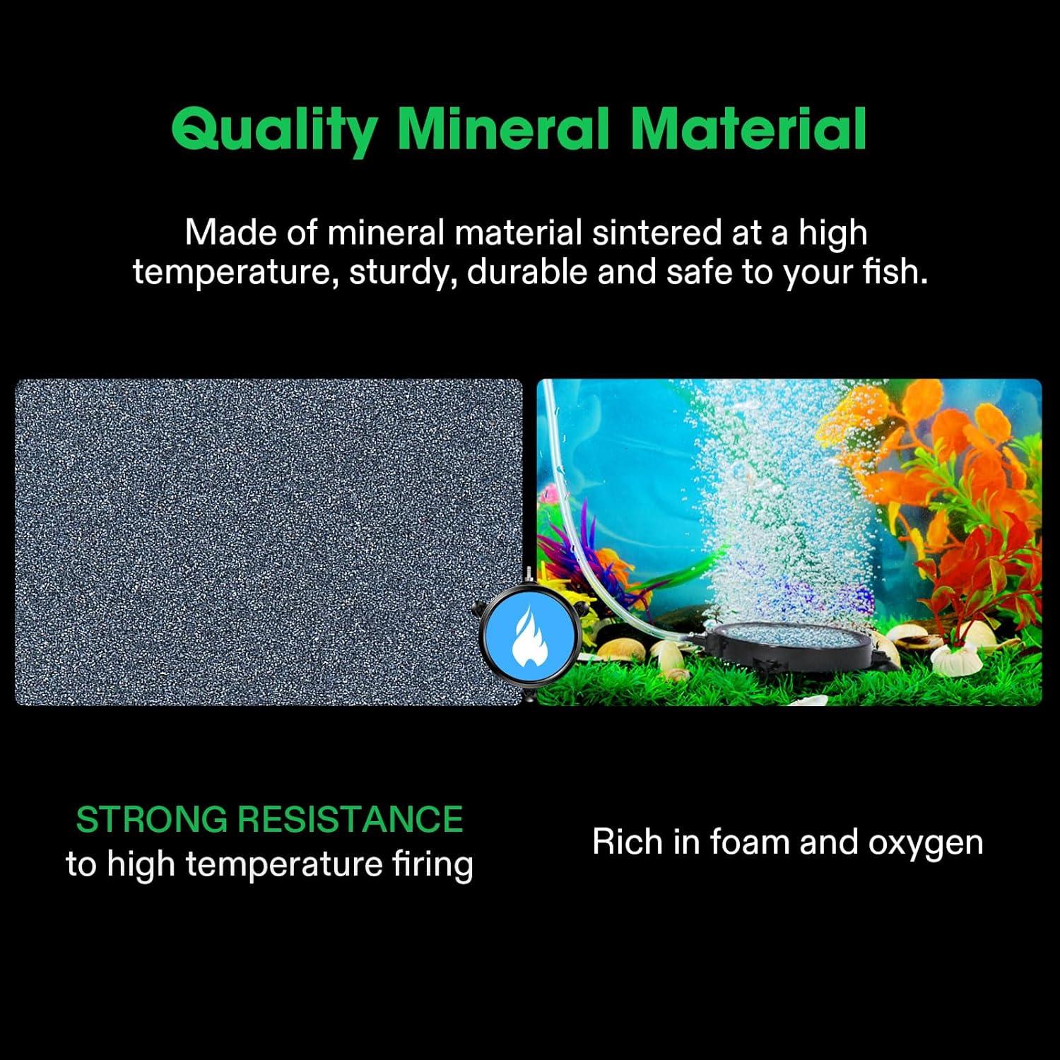 Disco de Piedra de Aire VIVOSUN 10 cm para Acuario y Hidroponía