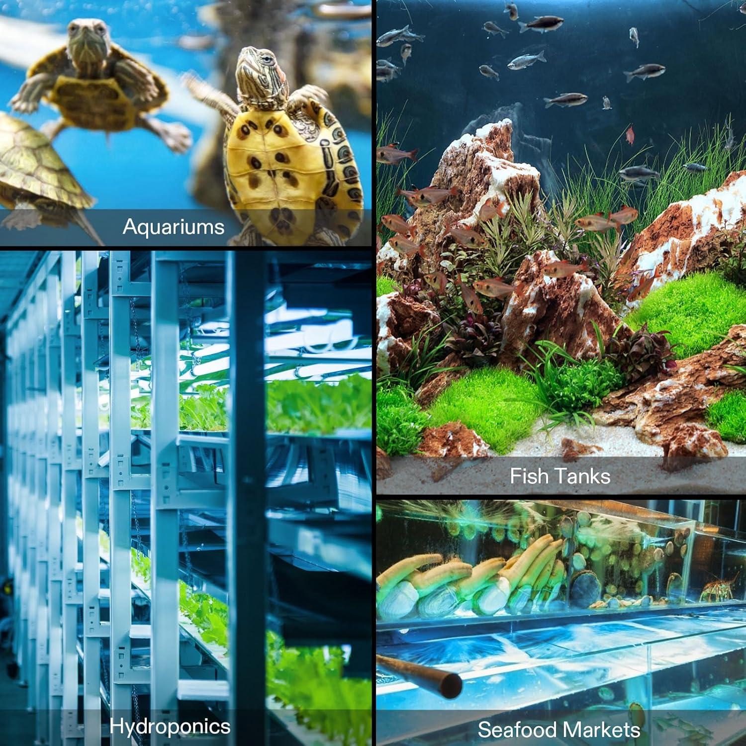 Disco de Piedra de Aire VIVOSUN 10 cm para Acuario y Hidroponía