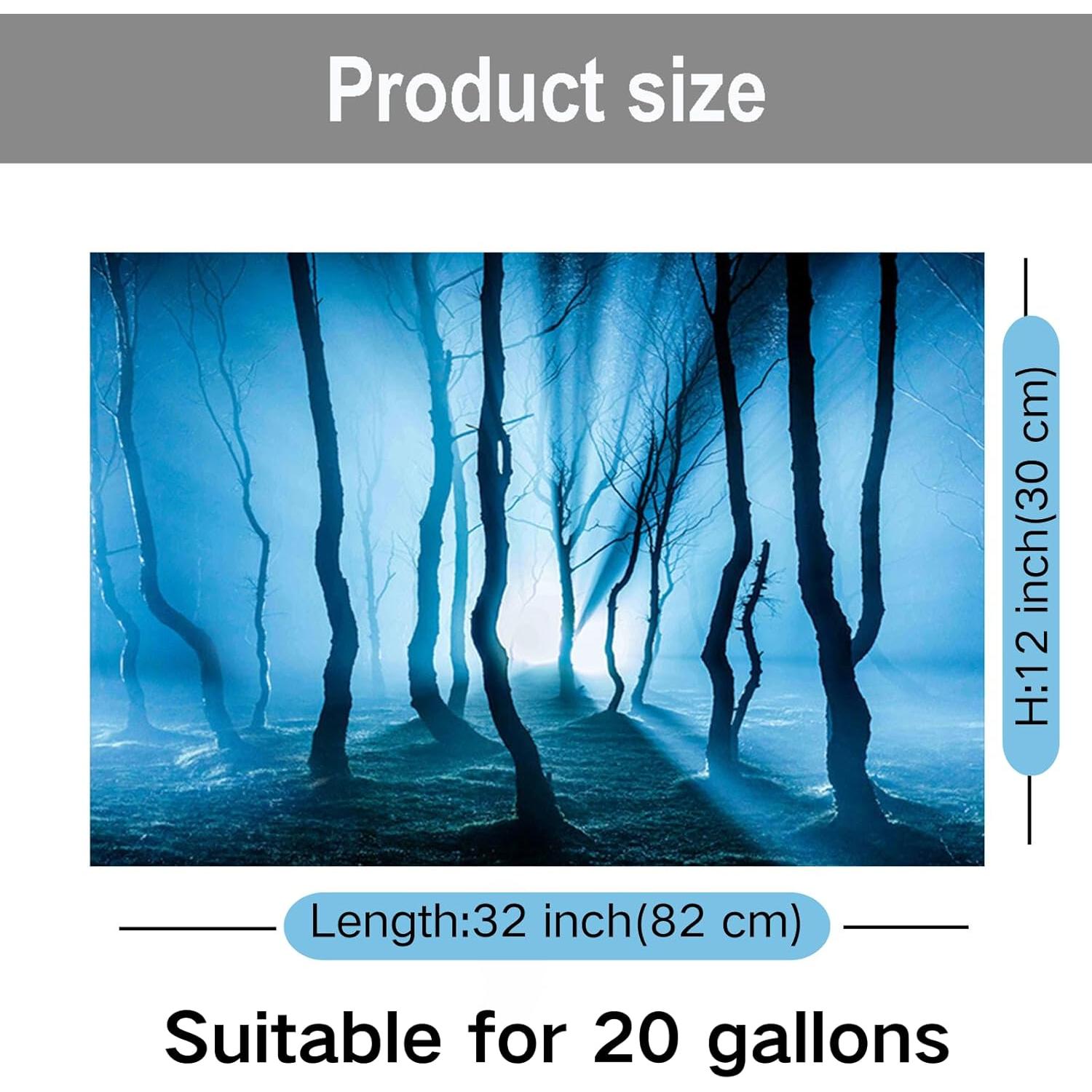 Fondo de Acuario Doble Cara ELEBOX 3D 30x81 cm PVC