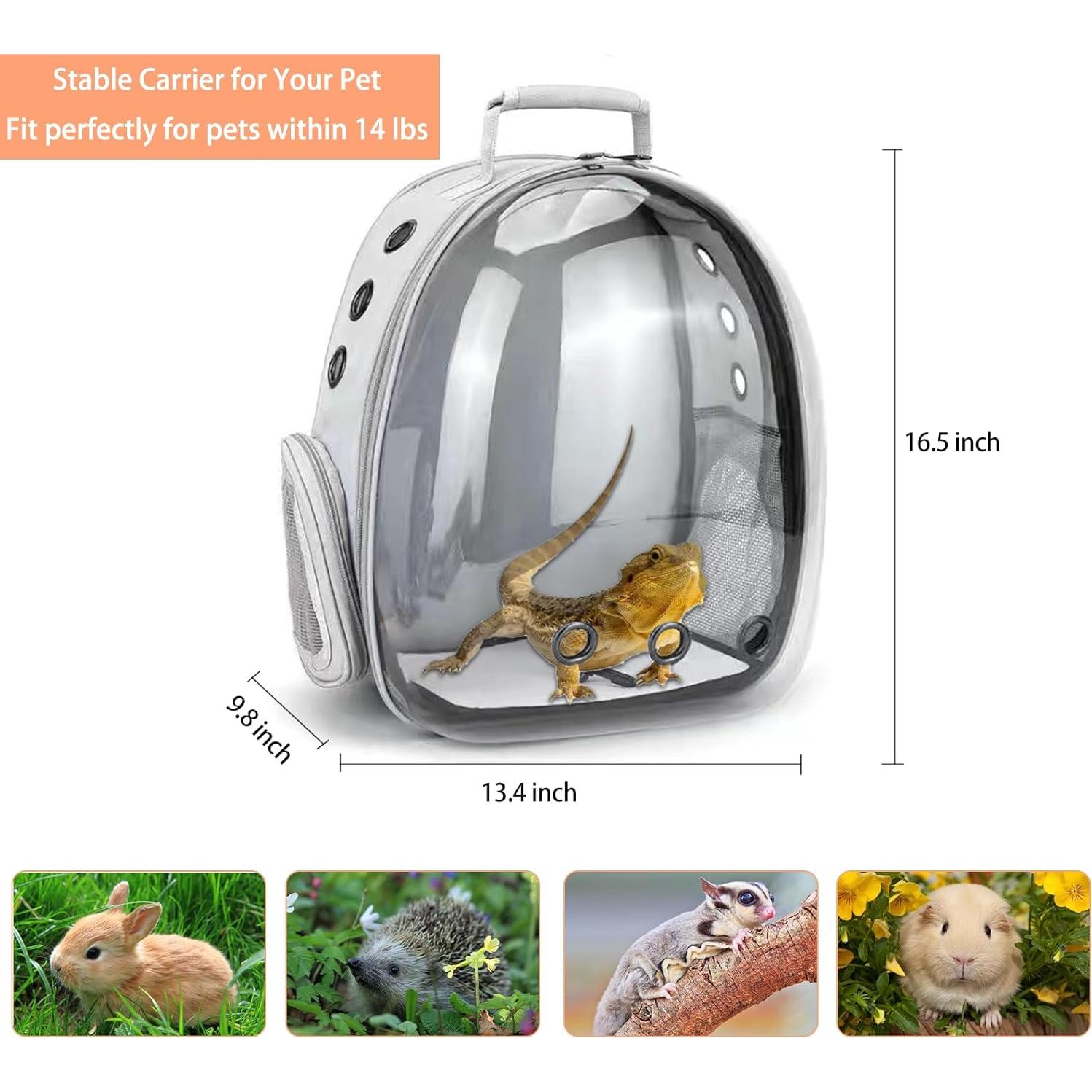 Mochila Transportadora de Mascotas CUTENNIOU 34x25x42cm