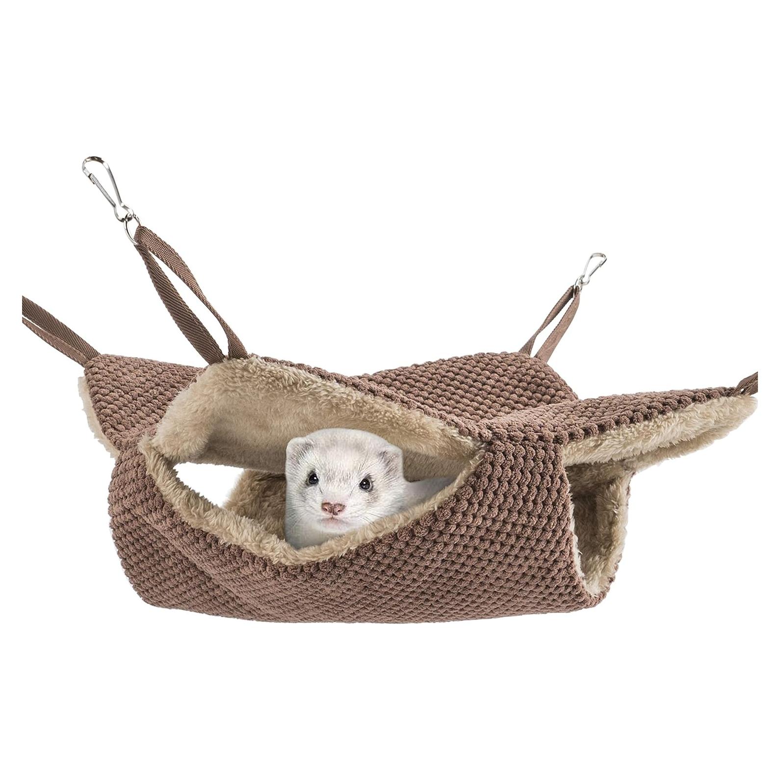 Hamaca Doble Niteangel para Mascotas - Chocolate 38x34x25cm