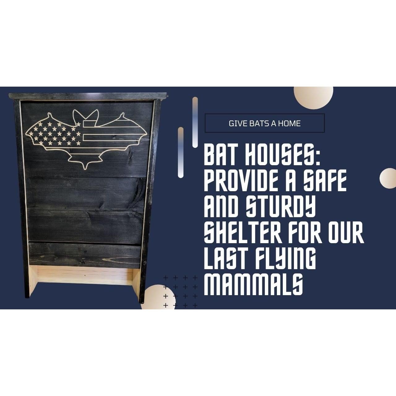 Casa para Murciélagos XL 3 Cámaras Applewood Outdoor - Pino Negro